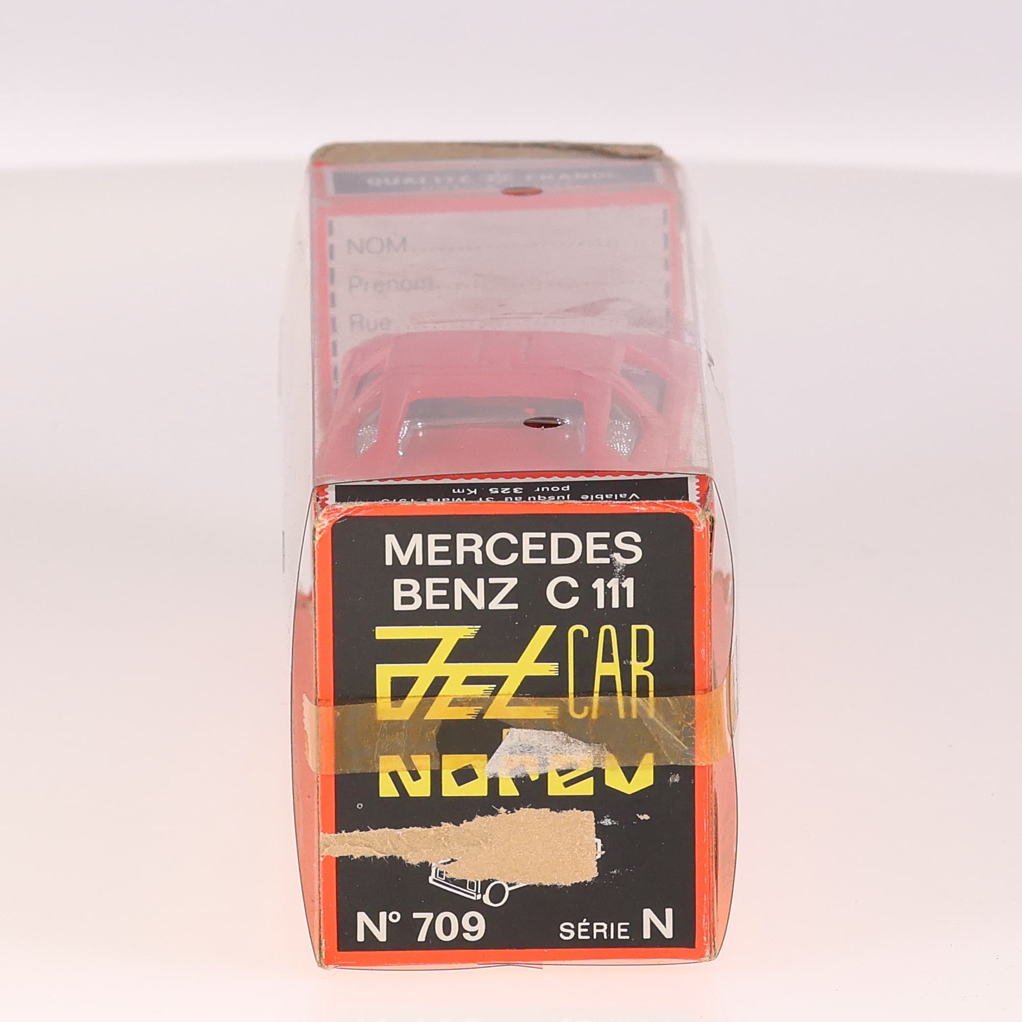 Norev 709 Mercedes-Benz C 111 1/43 Rouge avec boîte — miniature 12