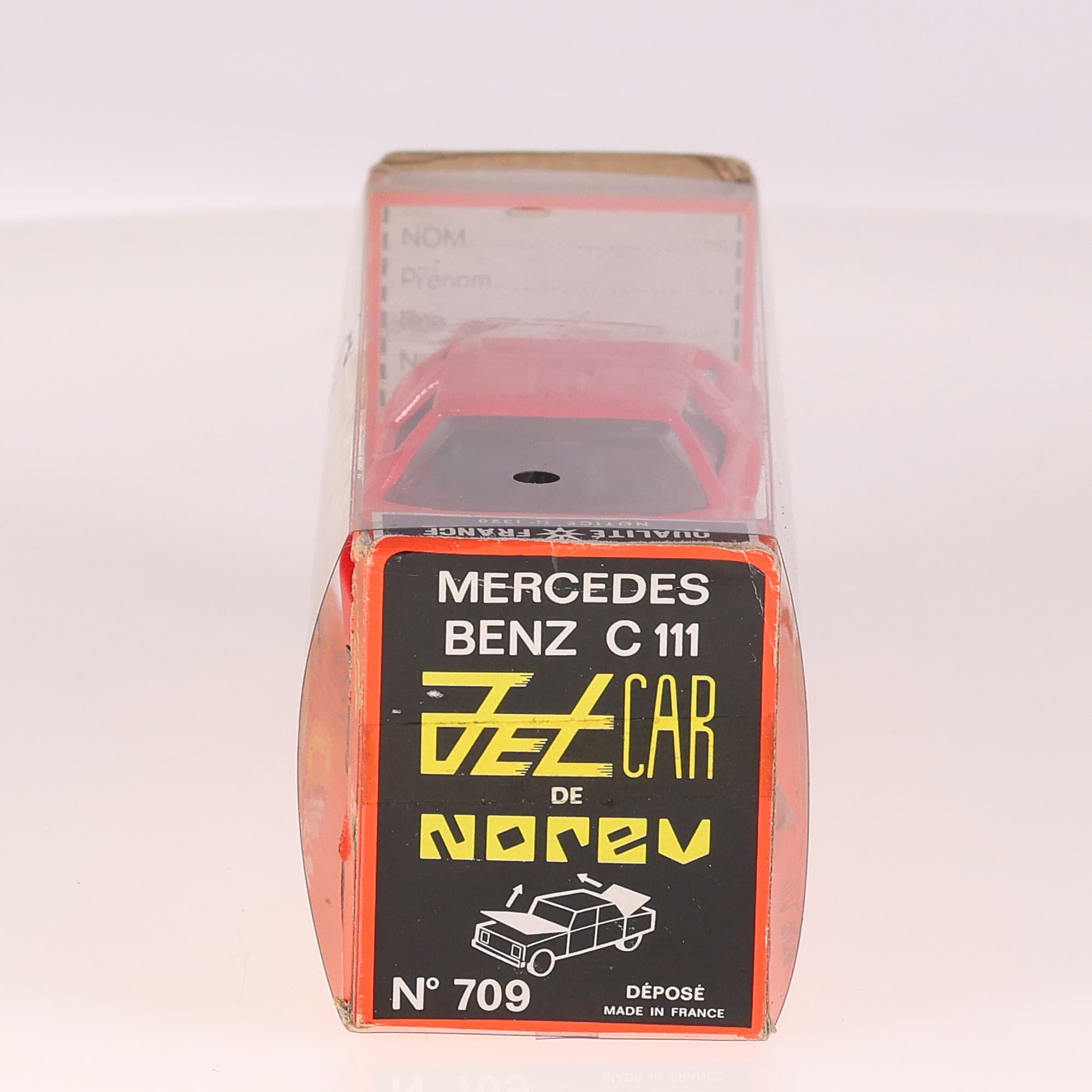 Norev 709 Mercedes-Benz C 111 1/43 Rouge avec boîte — miniature 14