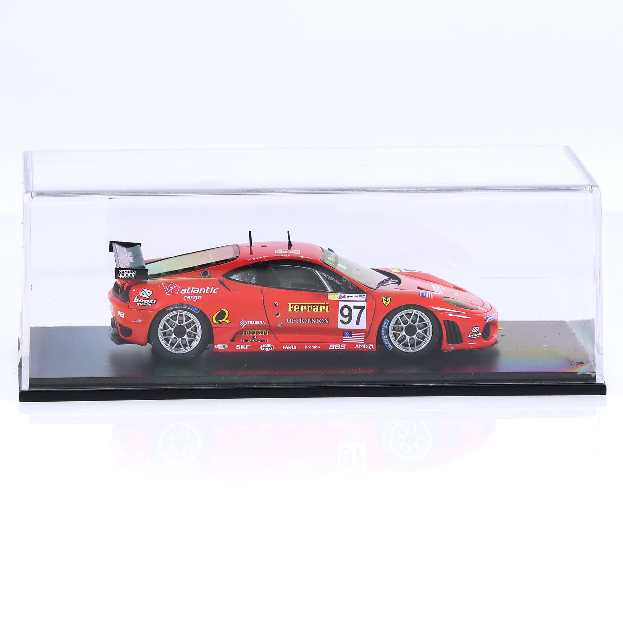 Red Line Models RL138 Ferrari F430 GT Risi Competizione #97 Rouge Grade D neuf — miniature 4