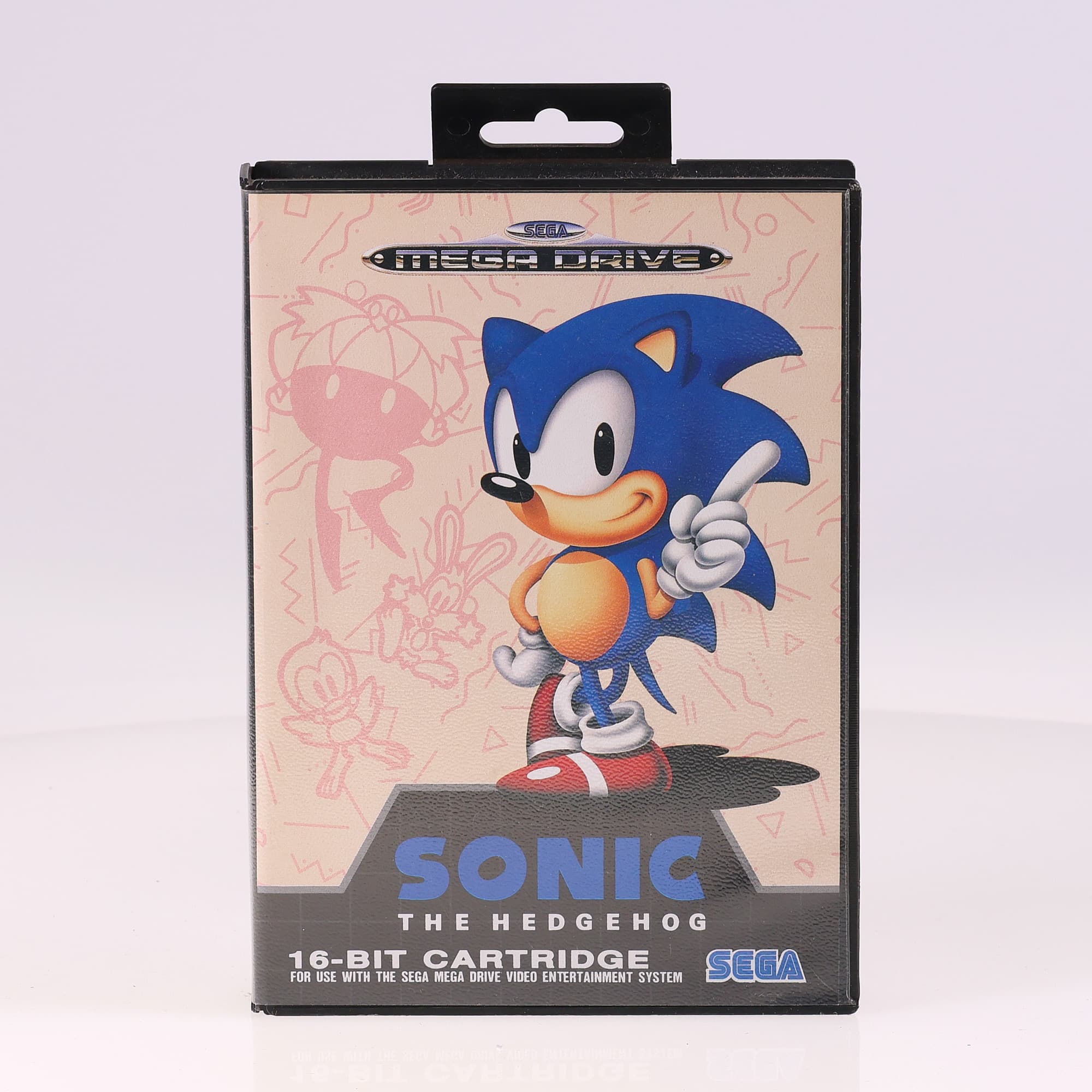 SEGA Mega Drive SONIC - The Hedgehog - Avec affiche 