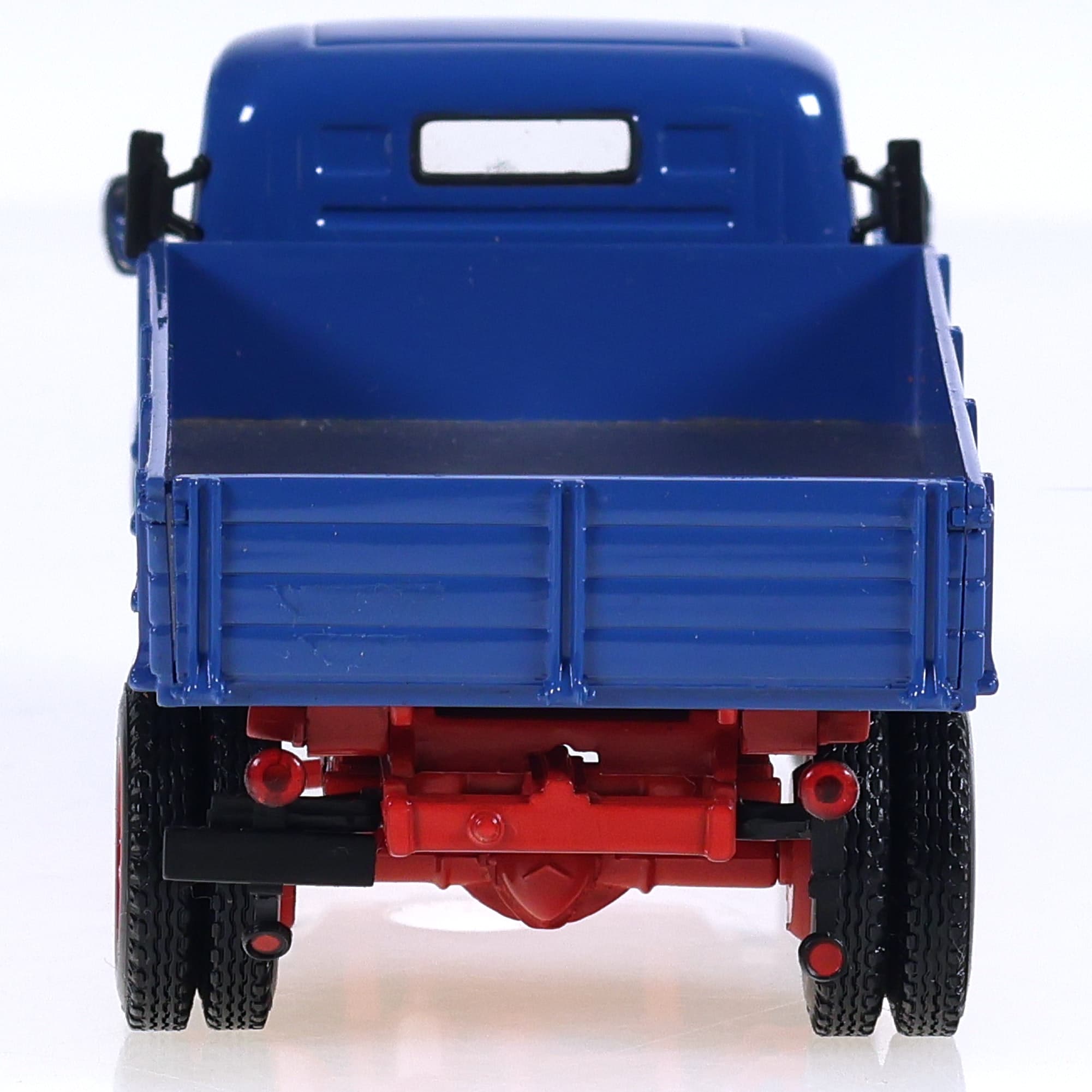 Minichamps L3500 Mercedes-Benz Tipper Truck 1950 1/43 Bleu avec boîte — miniature 4