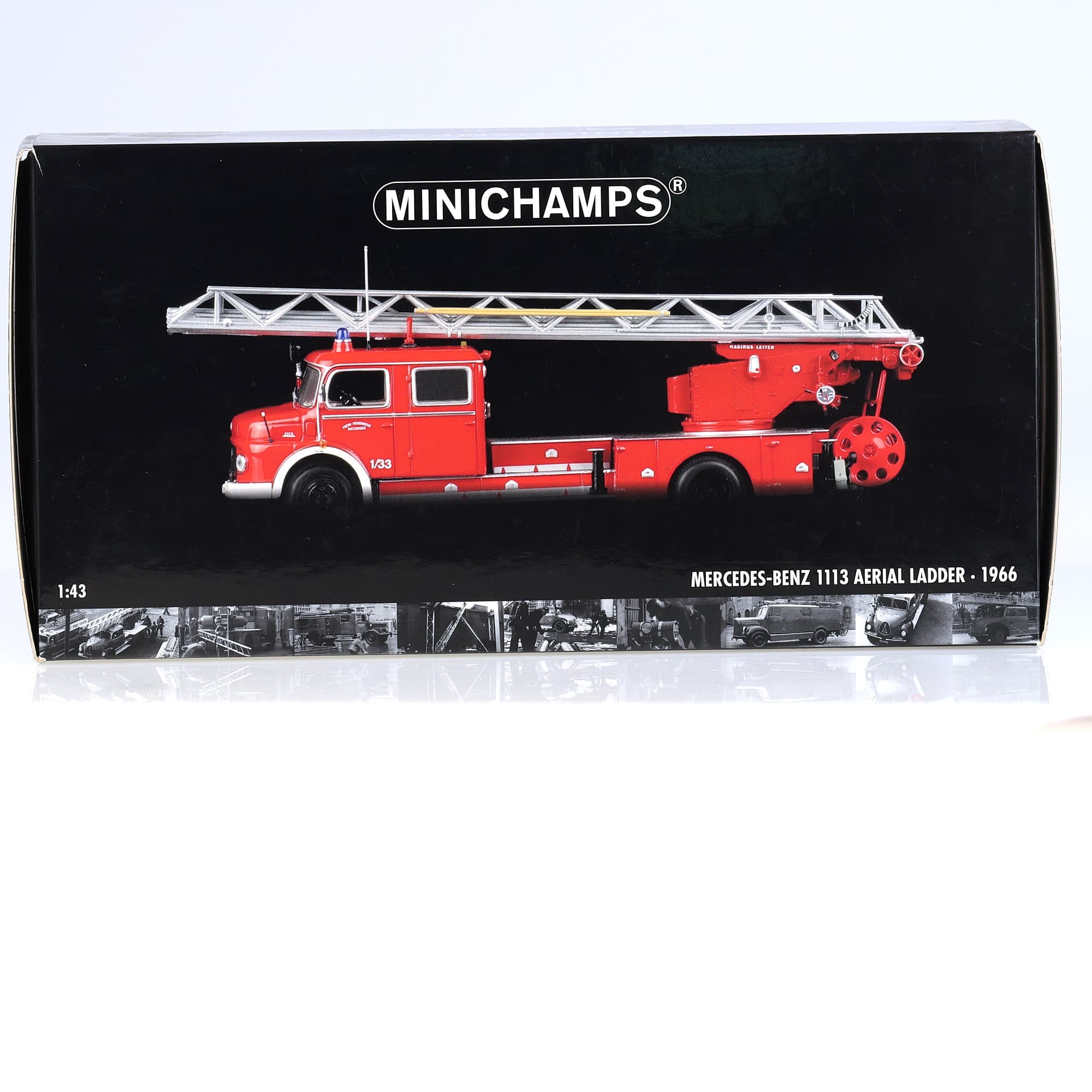 Minichamps - Mercedes-Benz 1113 Aerial Ladder 1966 1/43 — miniature 12