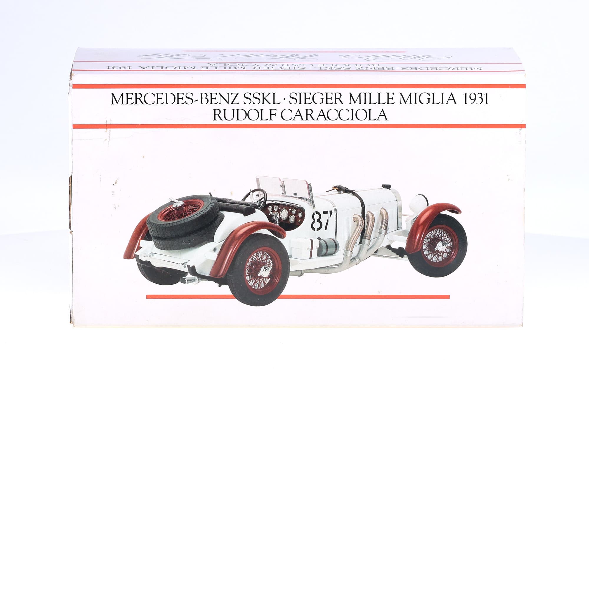 Paul's Model Art Mercedes-Benz SSKL Mille Miglia 1 Rudolf Caracciola 1/24 — miniature 11
