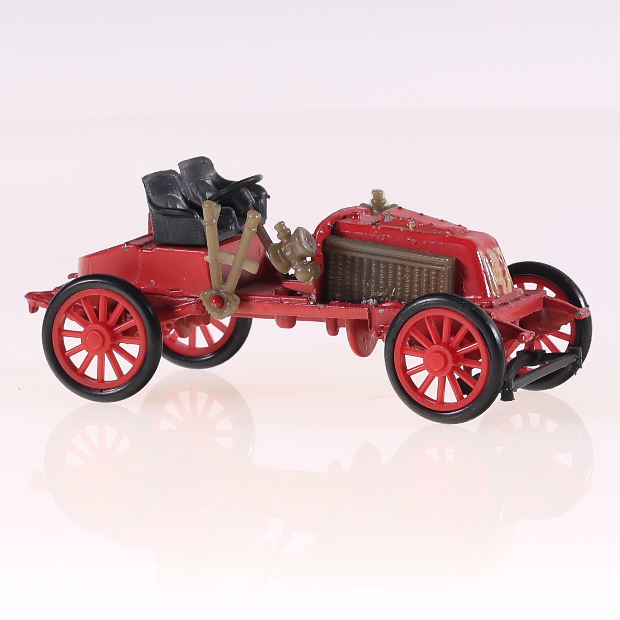 SAFIR Renault Course Paris-Vienne 1902 1/43 Rouge sans boîte — miniature 7