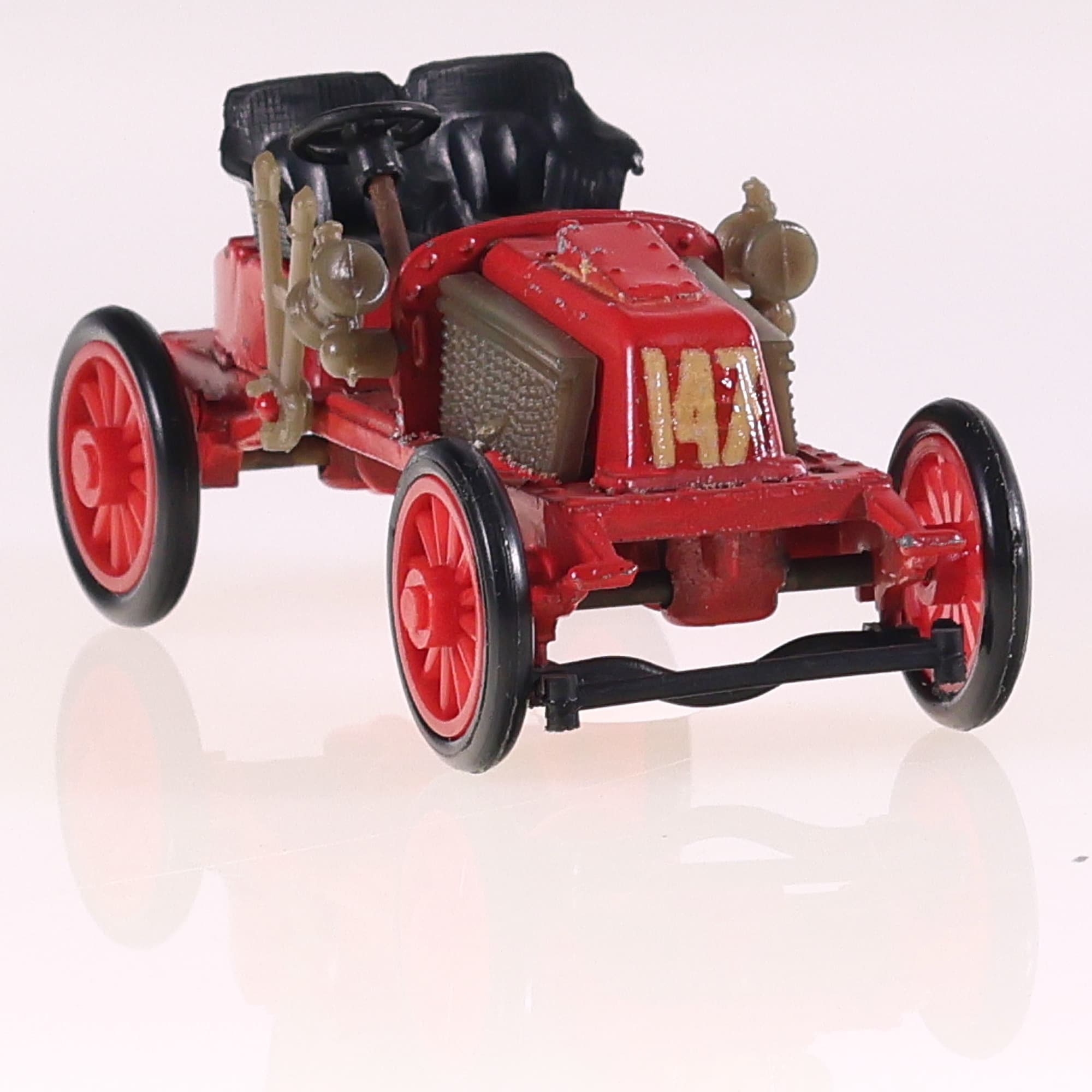 SAFIR Renault Course Paris-Vienne 1902 1/43 Rouge sans boîte — miniature 8