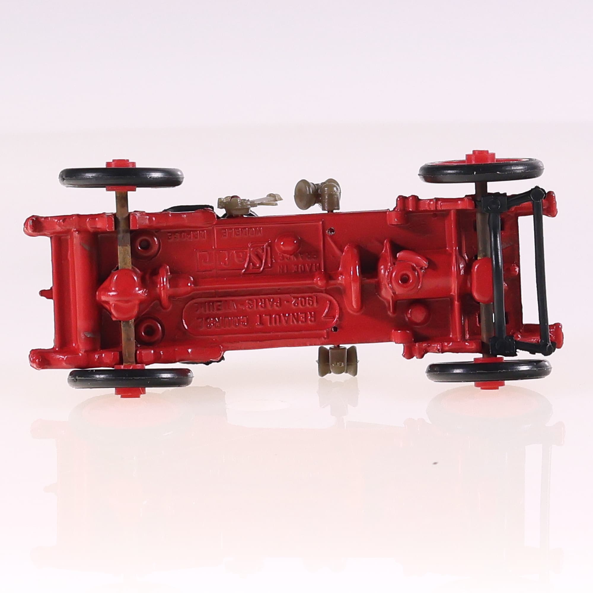 SAFIR Renault Course Paris-Vienne 1902 1/43 Rouge sans boîte — miniature 9