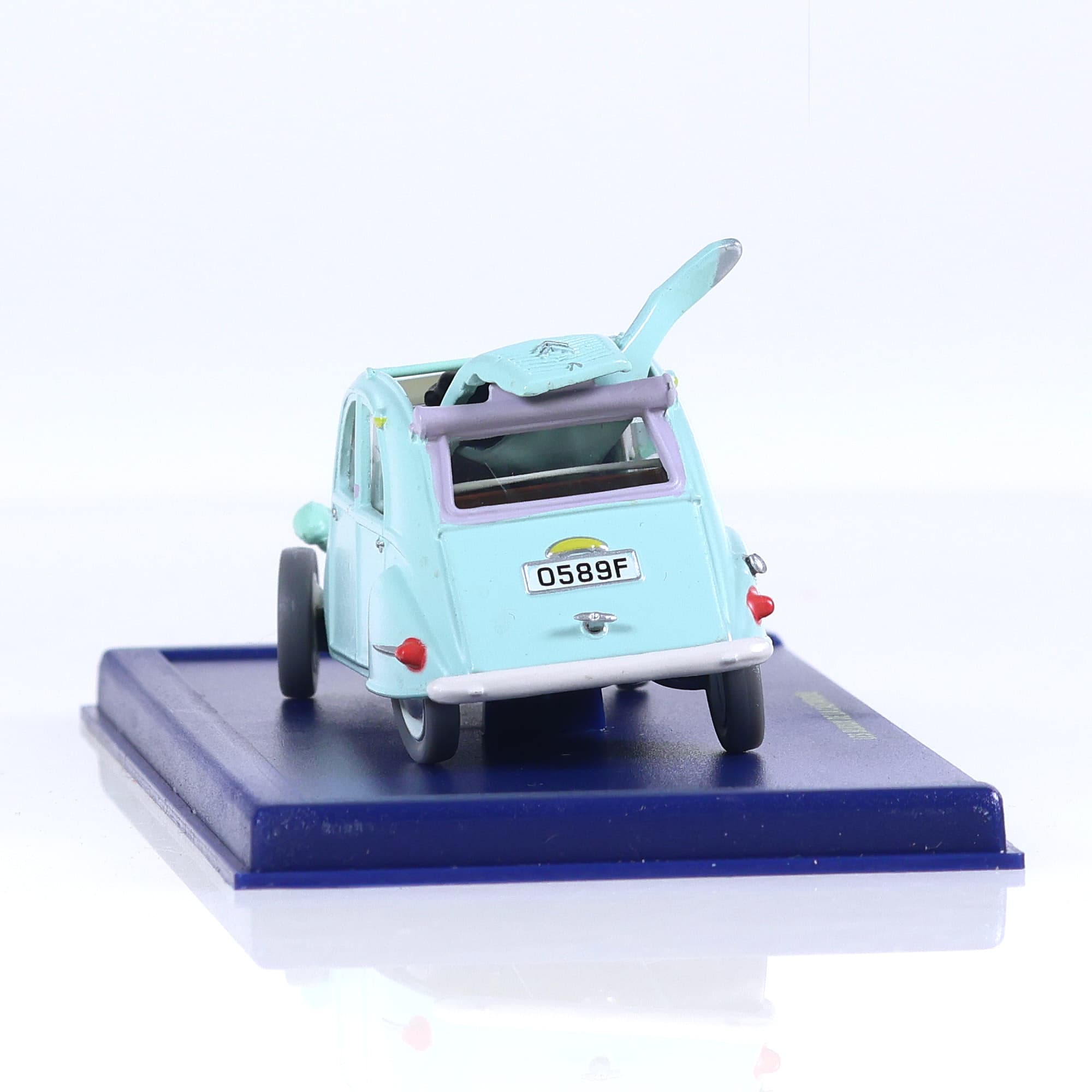Atlas Citroën La 2CV emboutie - Bijoux de la Castafiore - Tintin 1/43  — miniature 4