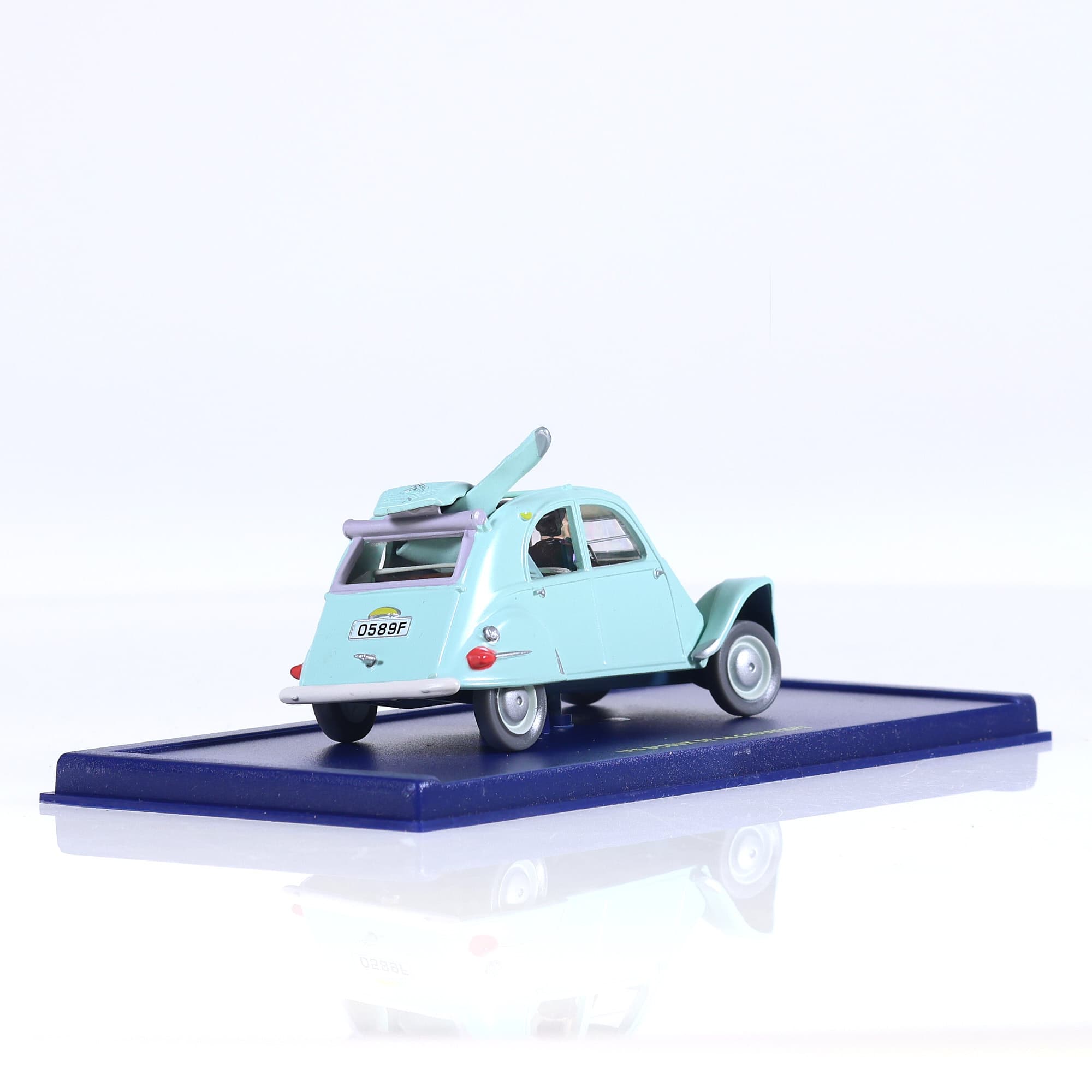 Atlas Citroën La 2CV emboutie - Bijoux de la Castafiore - Tintin 1/43  — miniature 5