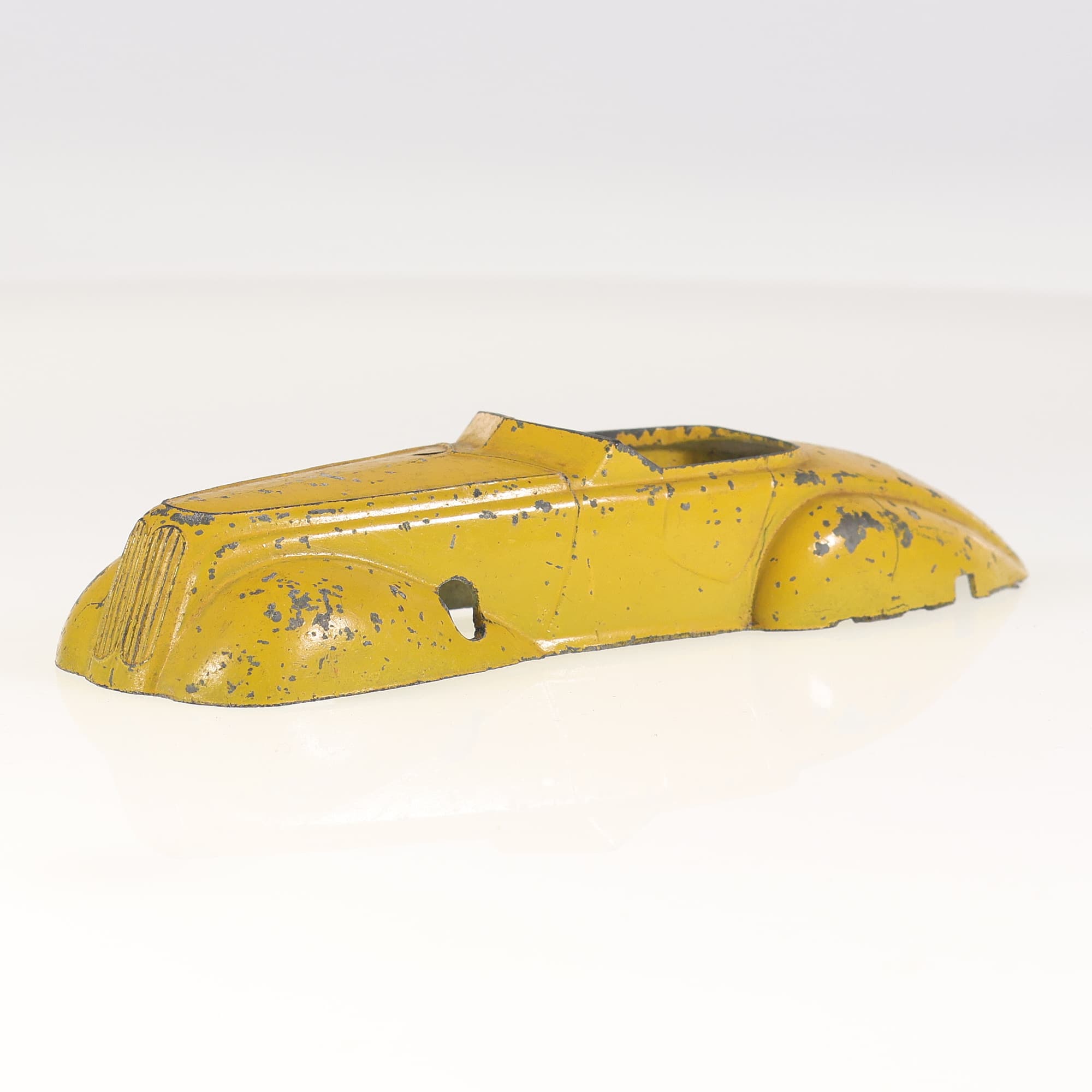 Solido 72 cabriolet sport carrosserie seule 14 cm Jaune Grade D sans boîte — photo 1