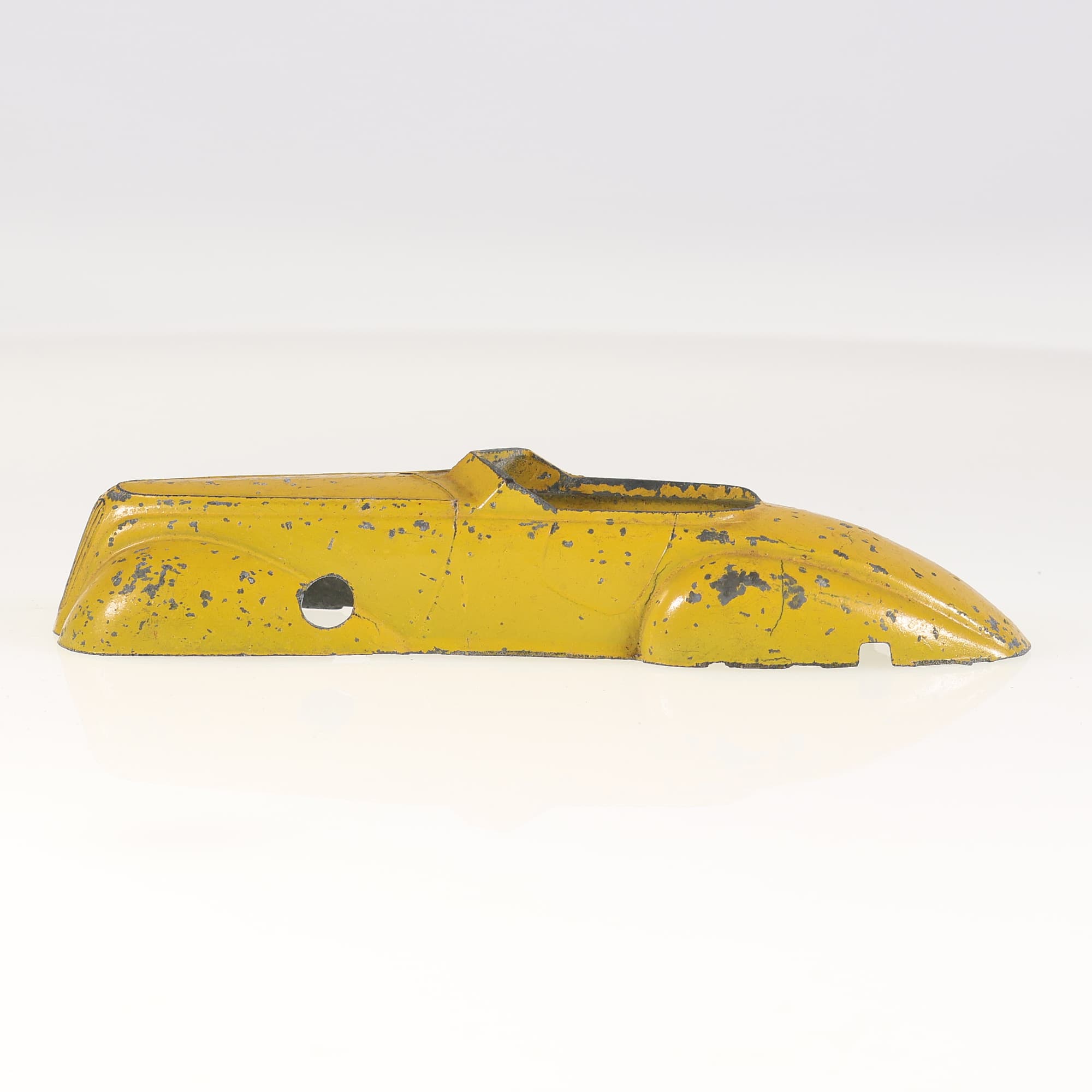 Solido 72 cabriolet sport carrosserie seule 14 cm Jaune Grade D sans boîte — miniature 2