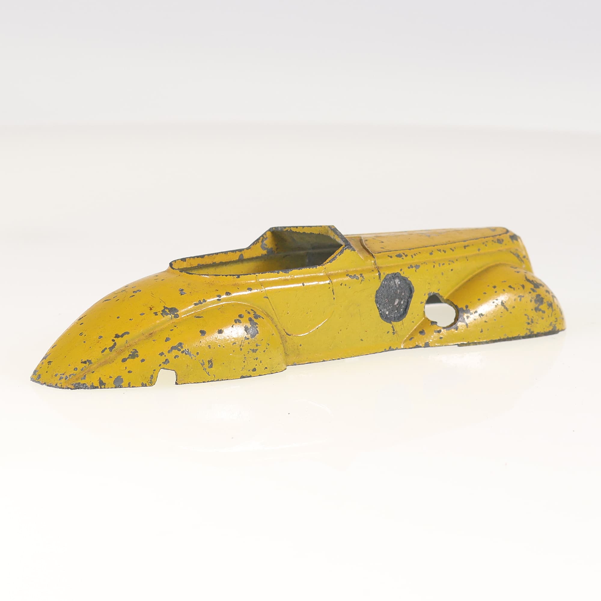 Solido 72 cabriolet sport carrosserie seule 14 cm Jaune Grade D sans boîte — miniature 5