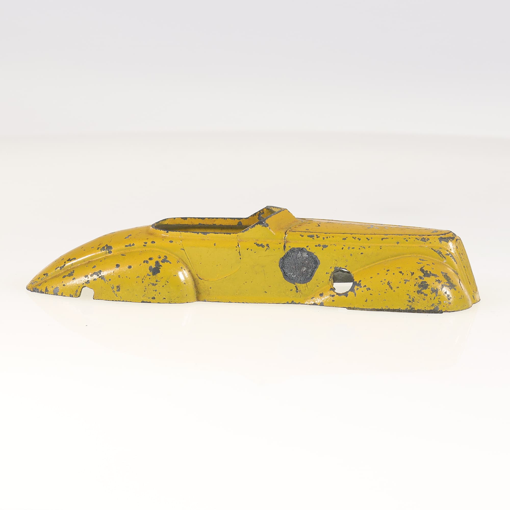 Solido 72 cabriolet sport carrosserie seule 14 cm Jaune Grade D sans boîte — miniature 6
