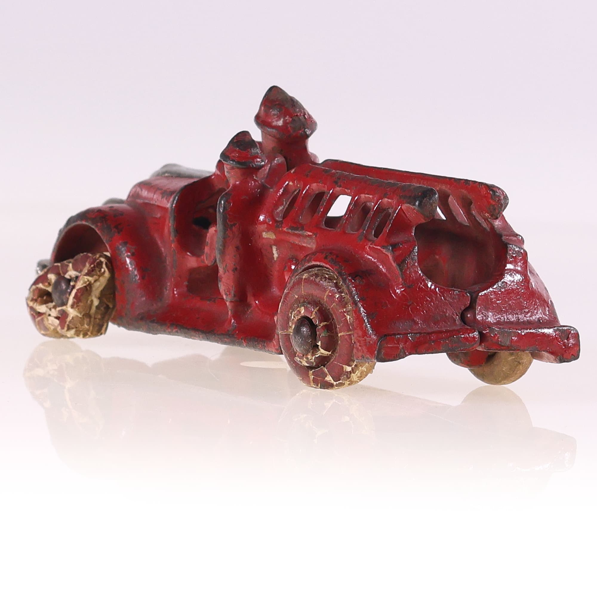 Arcade Pontiac Camion de pompiers port échelles 12 cm Rouge Grade B — miniature 3