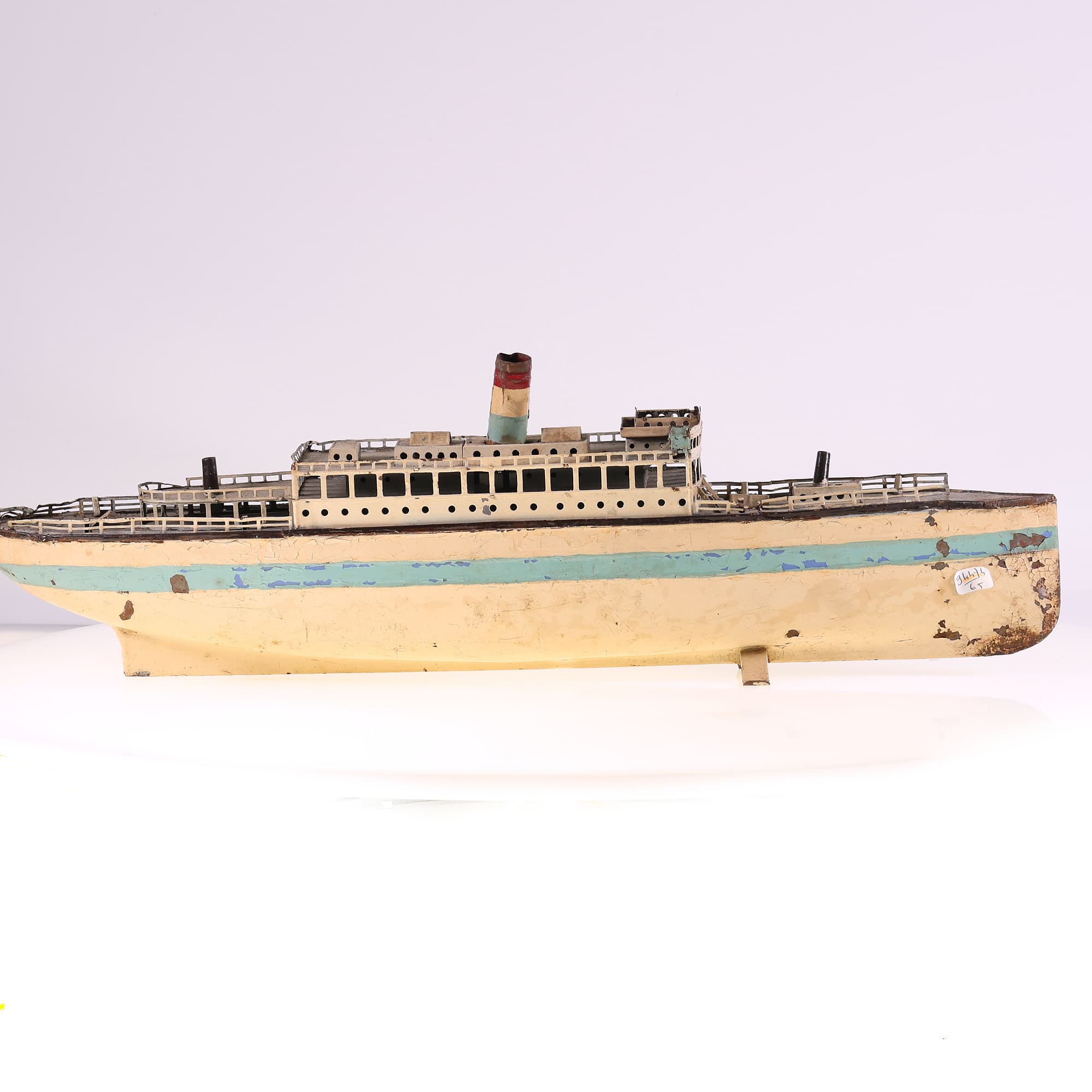 Fleischmann Paquebot paquebot mécanique à restaurer 51 cm Grade C sans boîte — miniature 6
