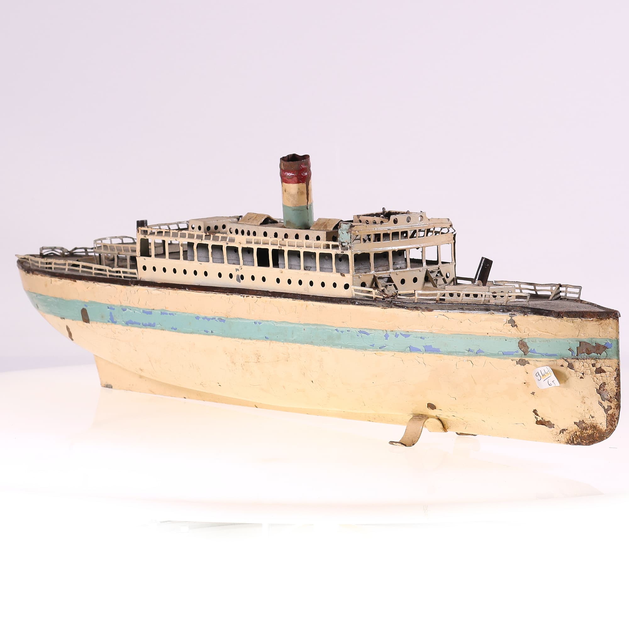 Fleischmann Paquebot paquebot mécanique à restaurer 51 cm Grade C sans boîte — miniature 7