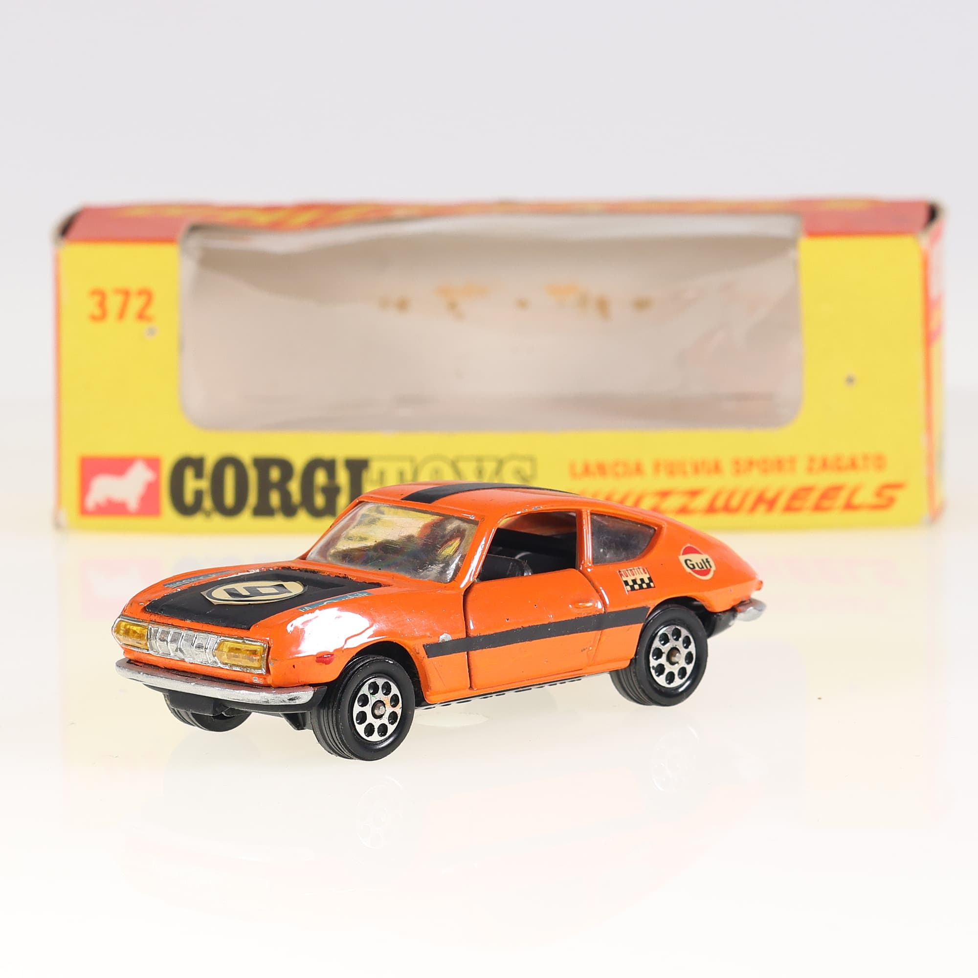 Corgi 372 Lancia Fulvia Sport Zagato 1/43 Orange Gulf avec boîte — photo 1