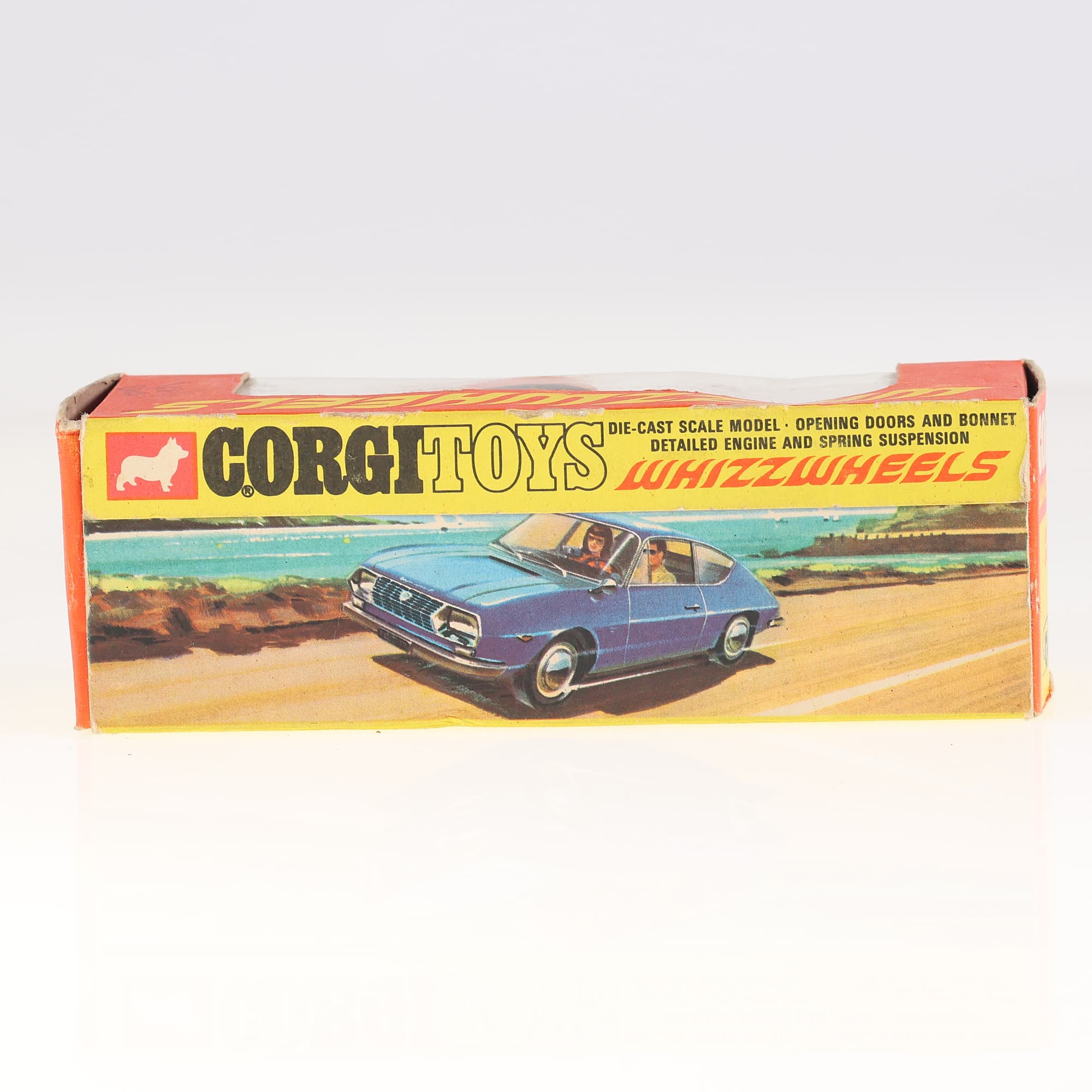 Corgi 372 Lancia Fulvia Sport Zagato 1/43 Orange Gulf avec boîte — miniature 13