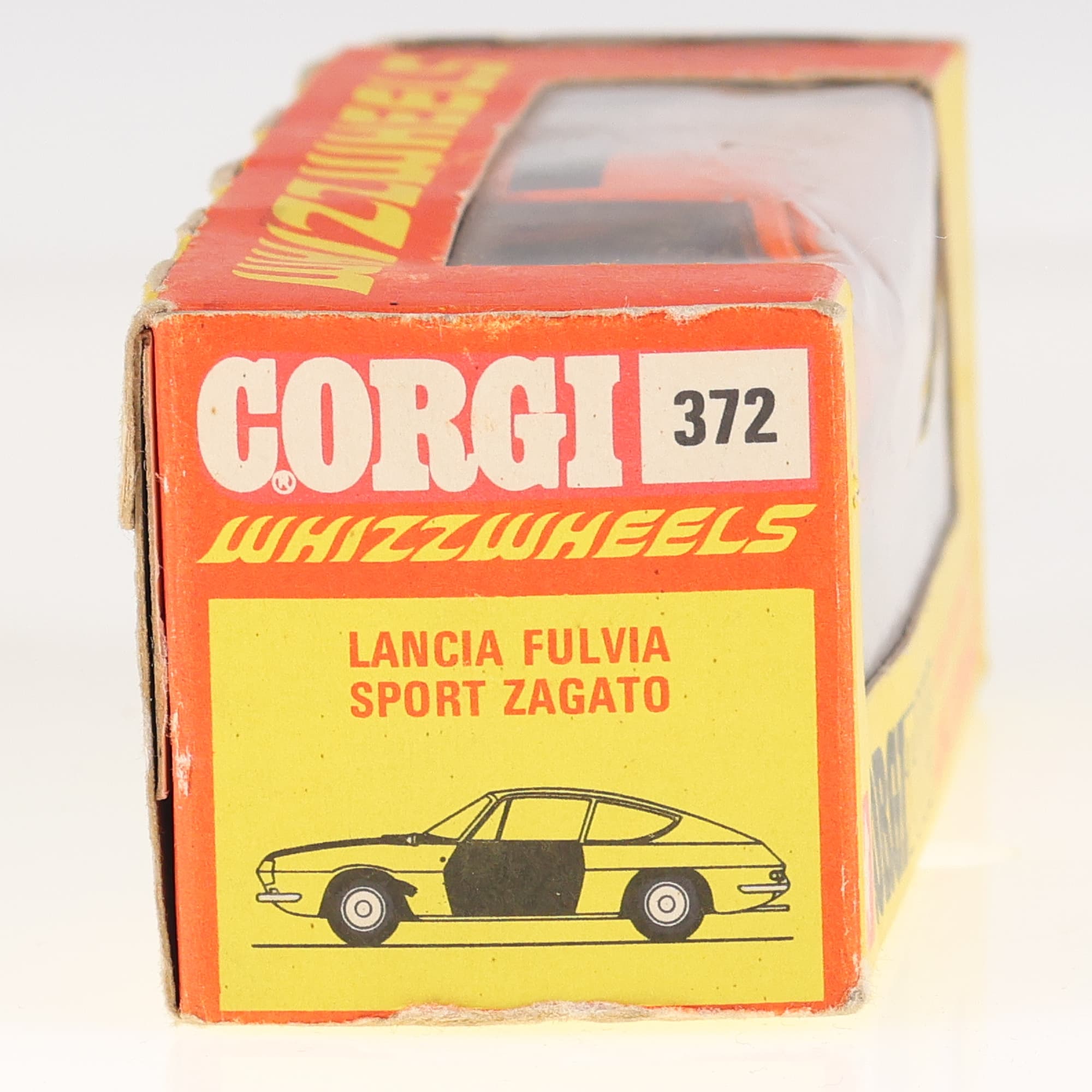 Corgi 372 Lancia Fulvia Sport Zagato 1/43 Orange Gulf avec boîte — miniature 14