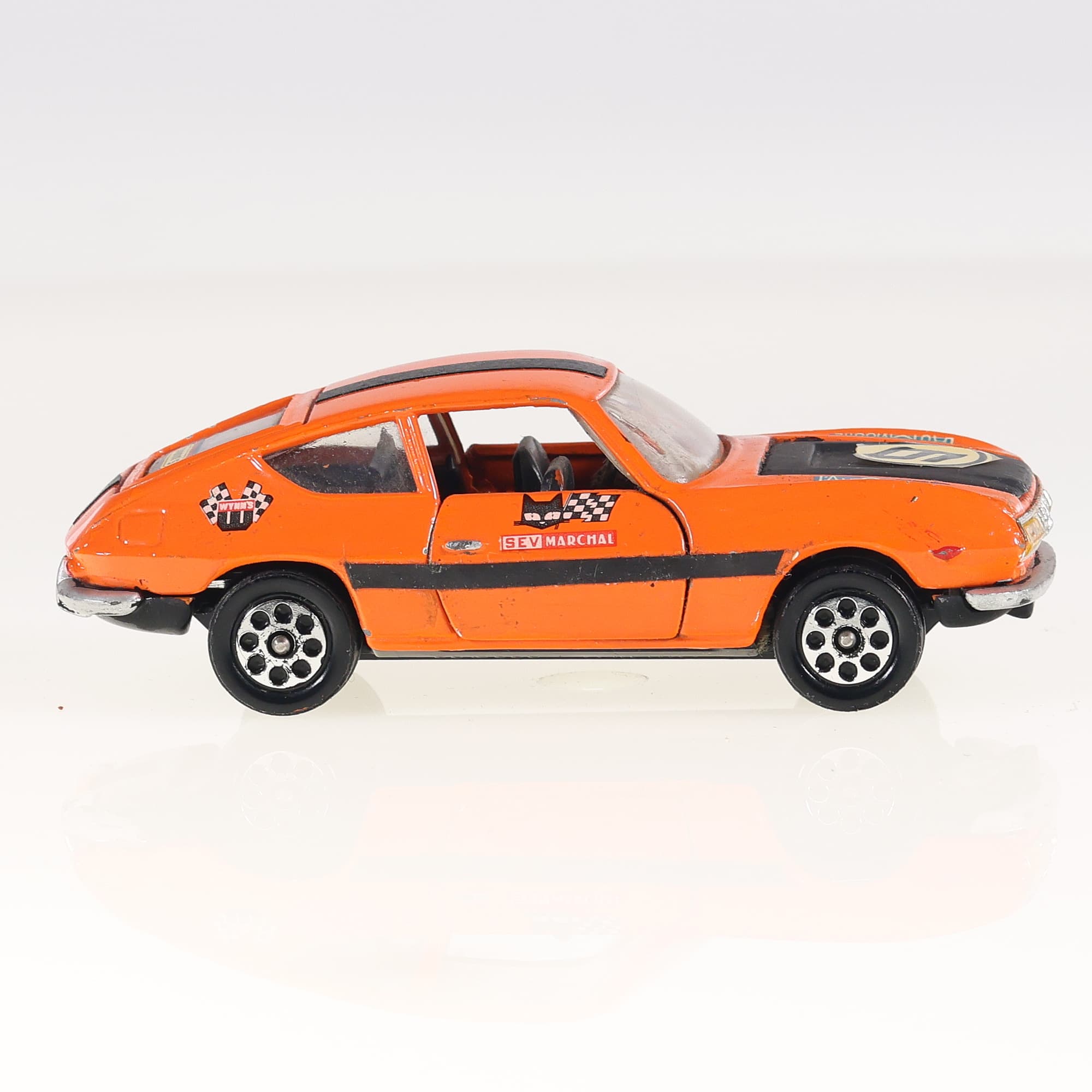 Corgi 372 Lancia Fulvia Sport Zagato 1/43 Orange Gulf avec boîte — miniature 6