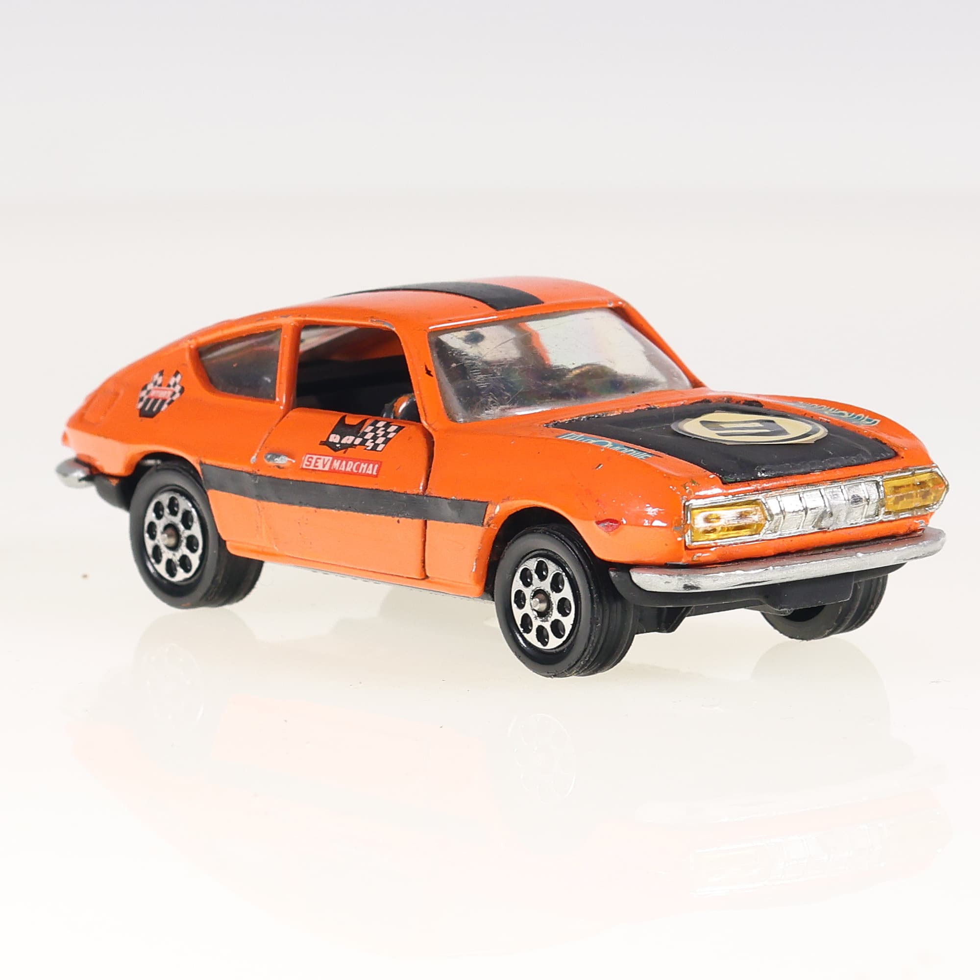 Corgi 372 Lancia Fulvia Sport Zagato 1/43 Orange Gulf avec boîte — miniature 7