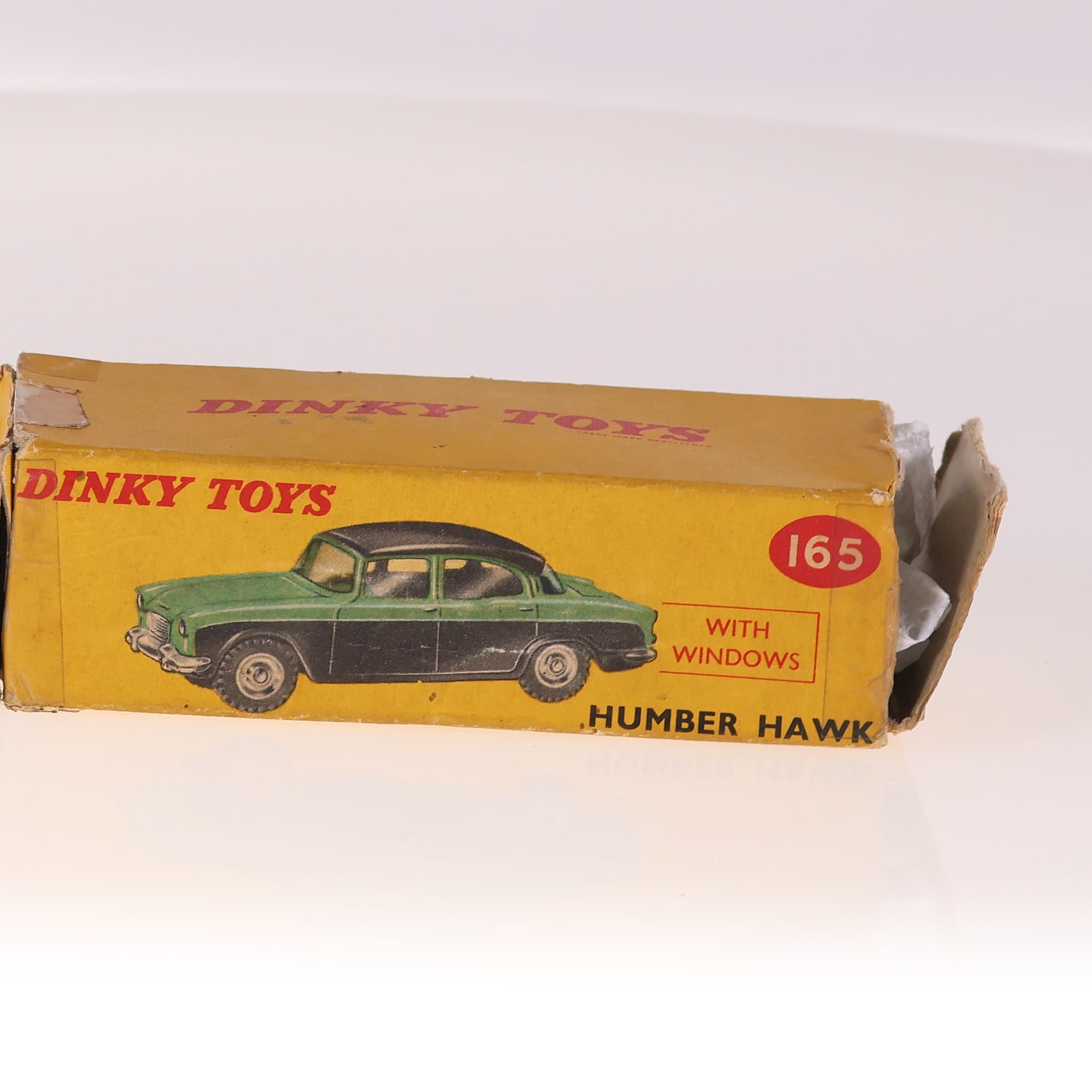 Dinky Toys 165 Humber Hawk 1/43 Bicolore Grade B avec boîte — miniature 12