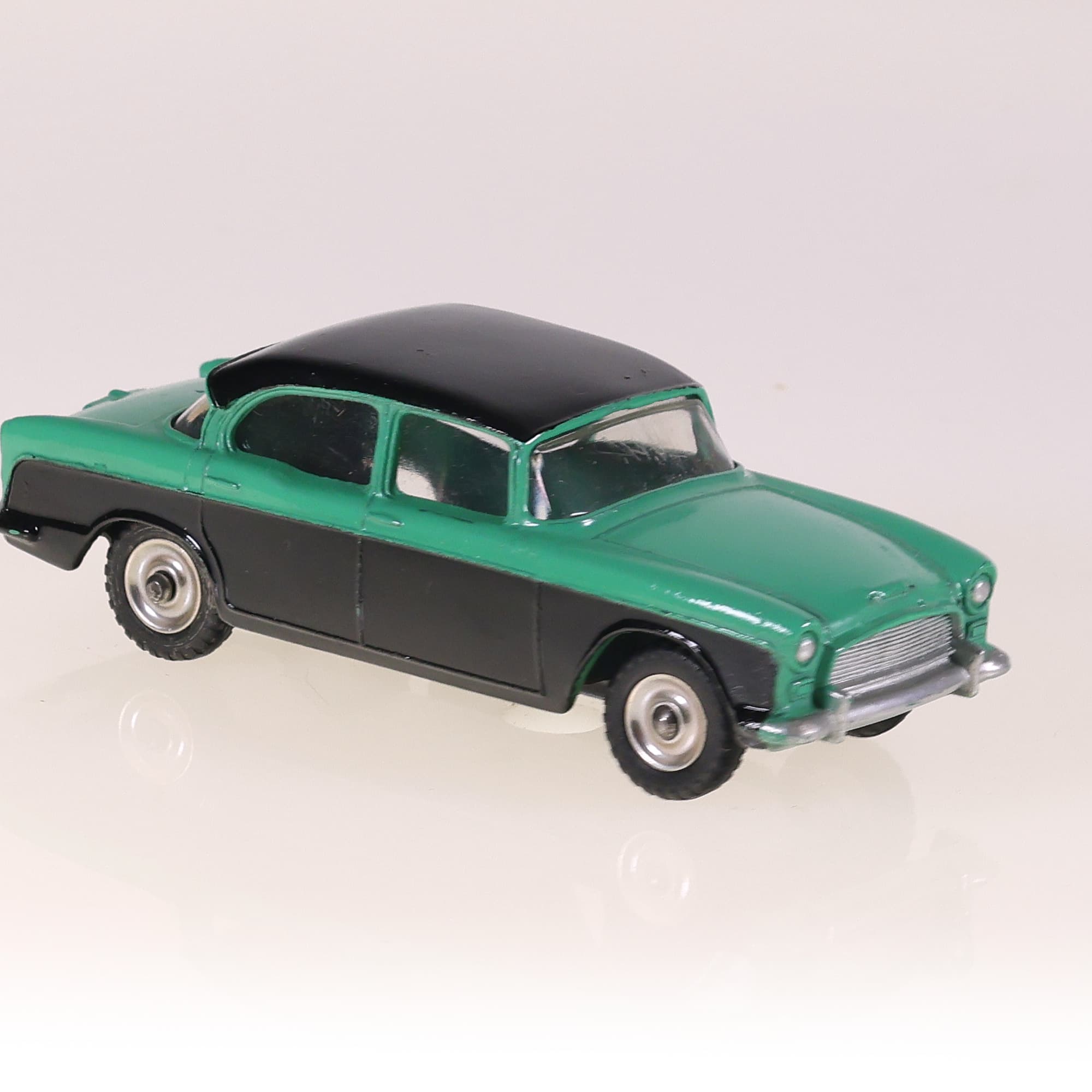 Dinky Toys 165 Humber Hawk 1/43 Bicolore Grade B avec boîte — miniature 7