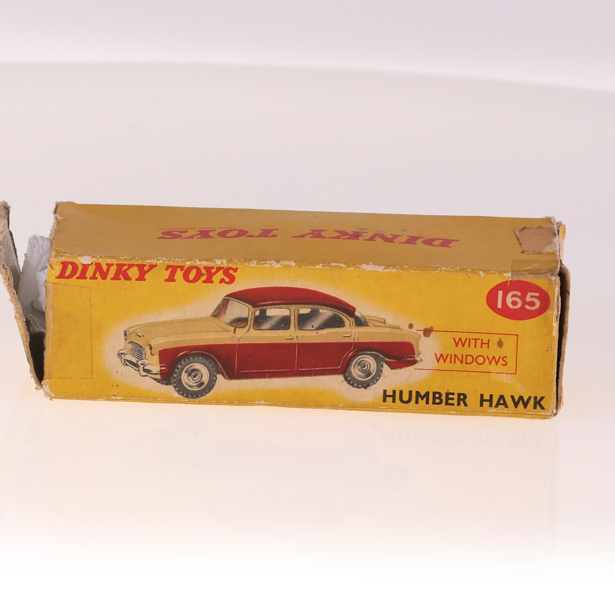 Dinky Toys 165 Humber Hawk 1/43 Bicolore Grade B avec boîte — miniature 10