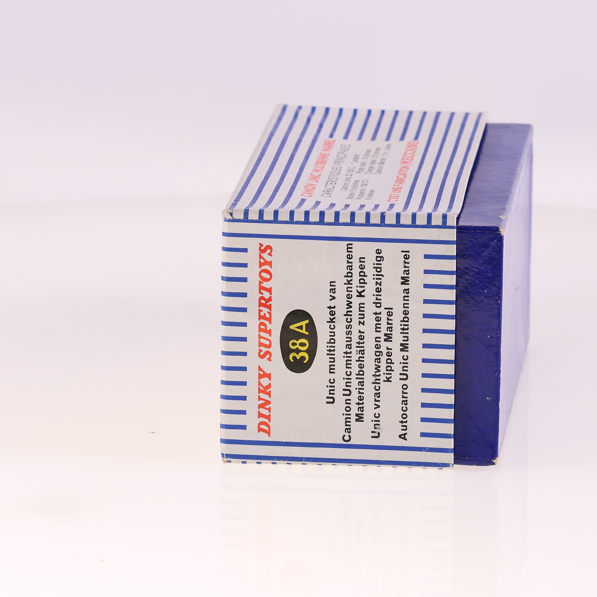 Dinky Toys 38A Unic Multibenne Marrel 1/43 Bicolore avec boîte — miniature 11