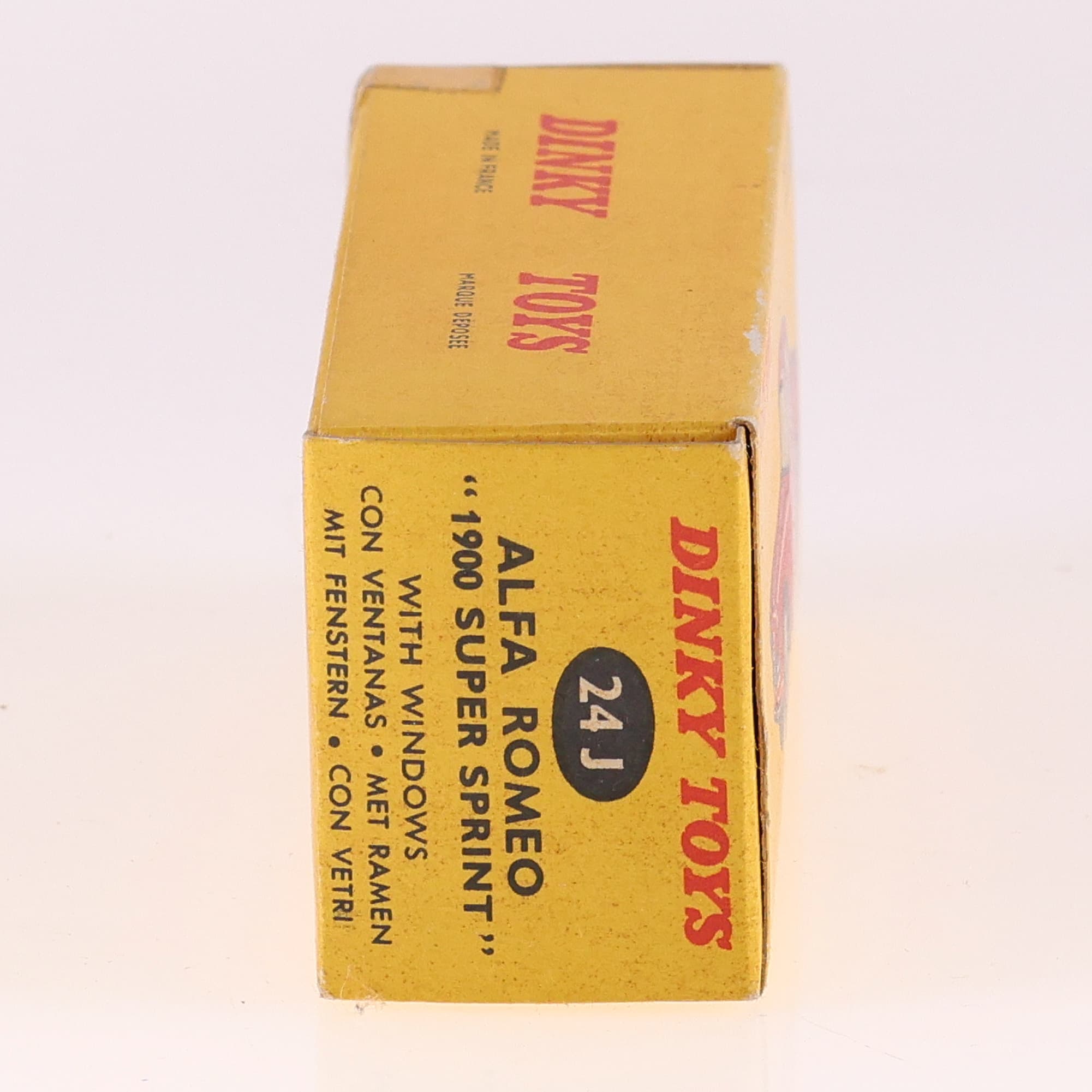 Dinky Toys 24J Alfa Romeo 1900 Super Sprint 1/43 Rouge avec boîte — miniature 14