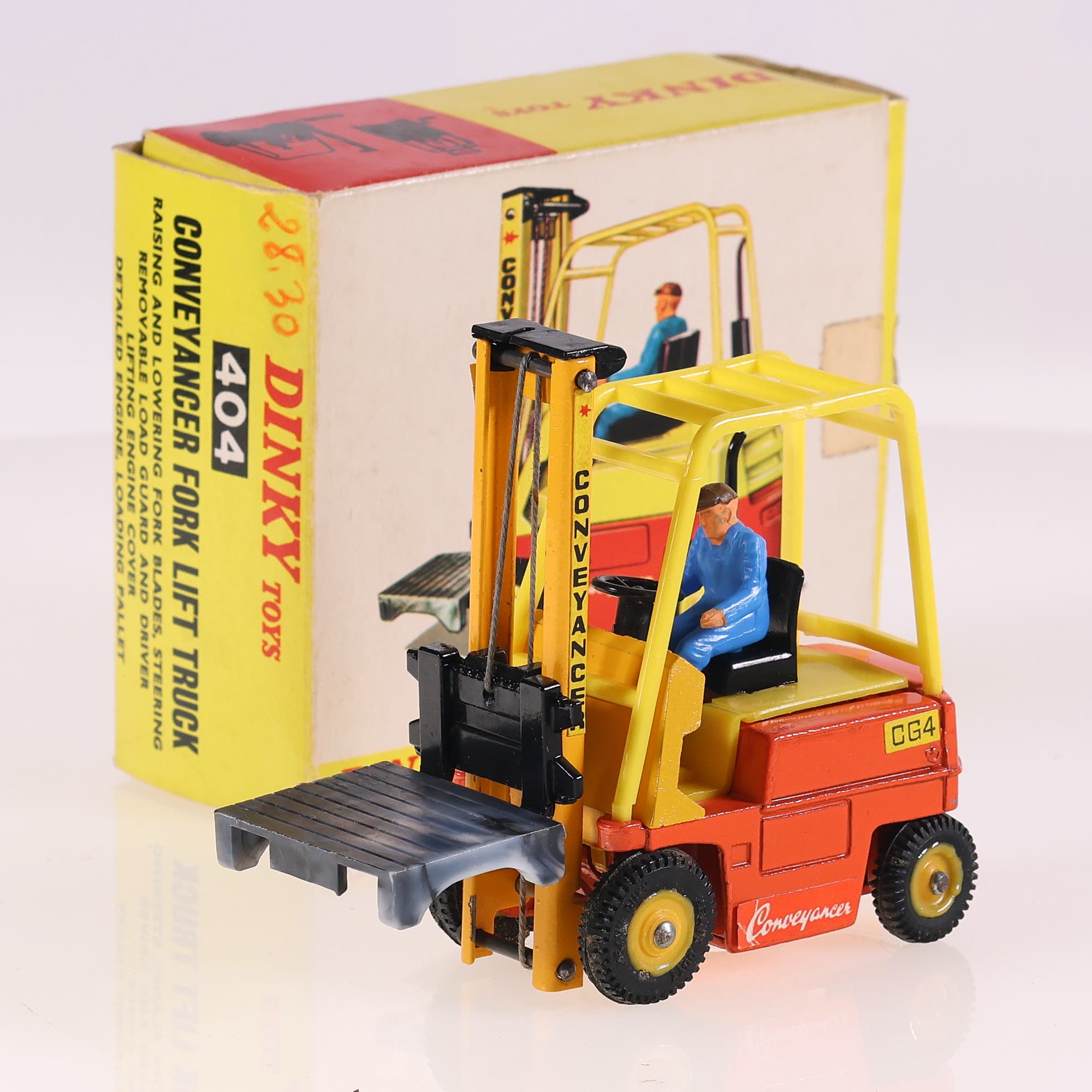 Dinky Toys 404 Conveyancer Fork Lift Truck 1/43 Bicolore avec boîte — photo 1