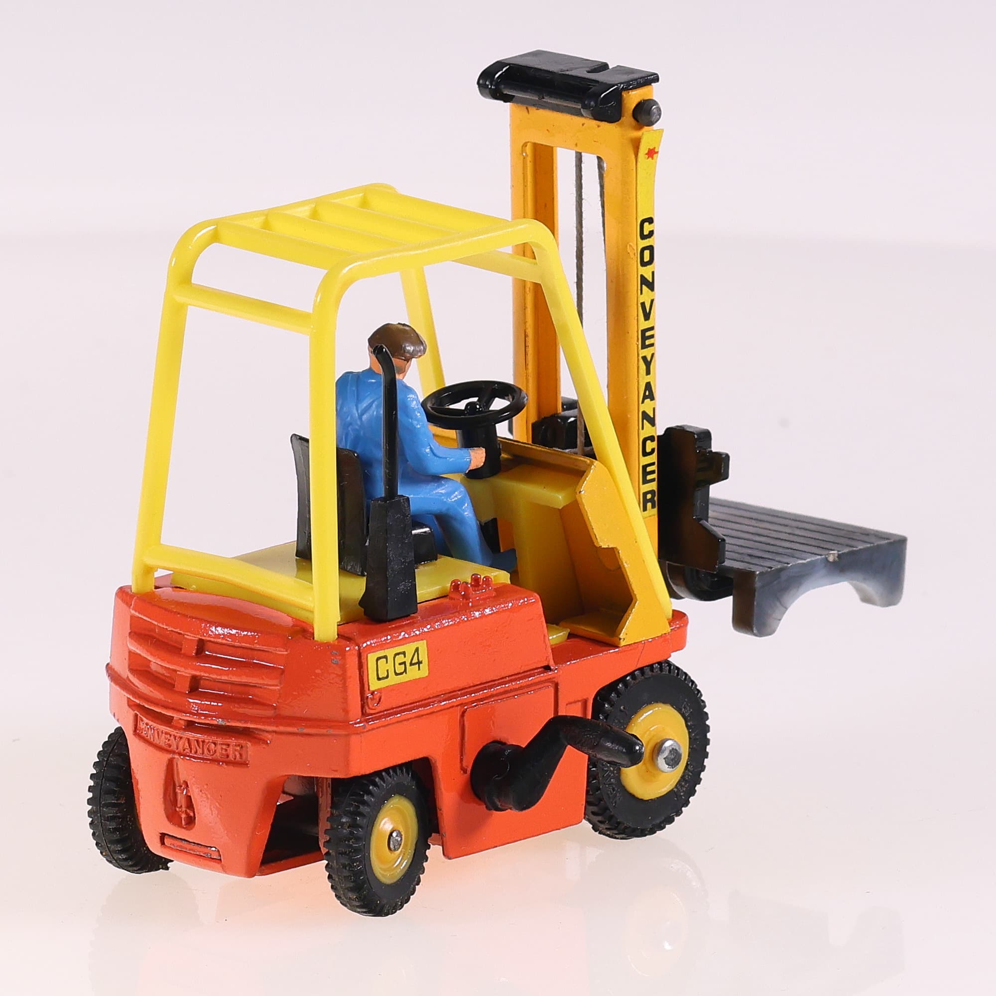 Dinky Toys 404 Conveyancer Fork Lift Truck 1/43 Bicolore avec boîte — miniature 5