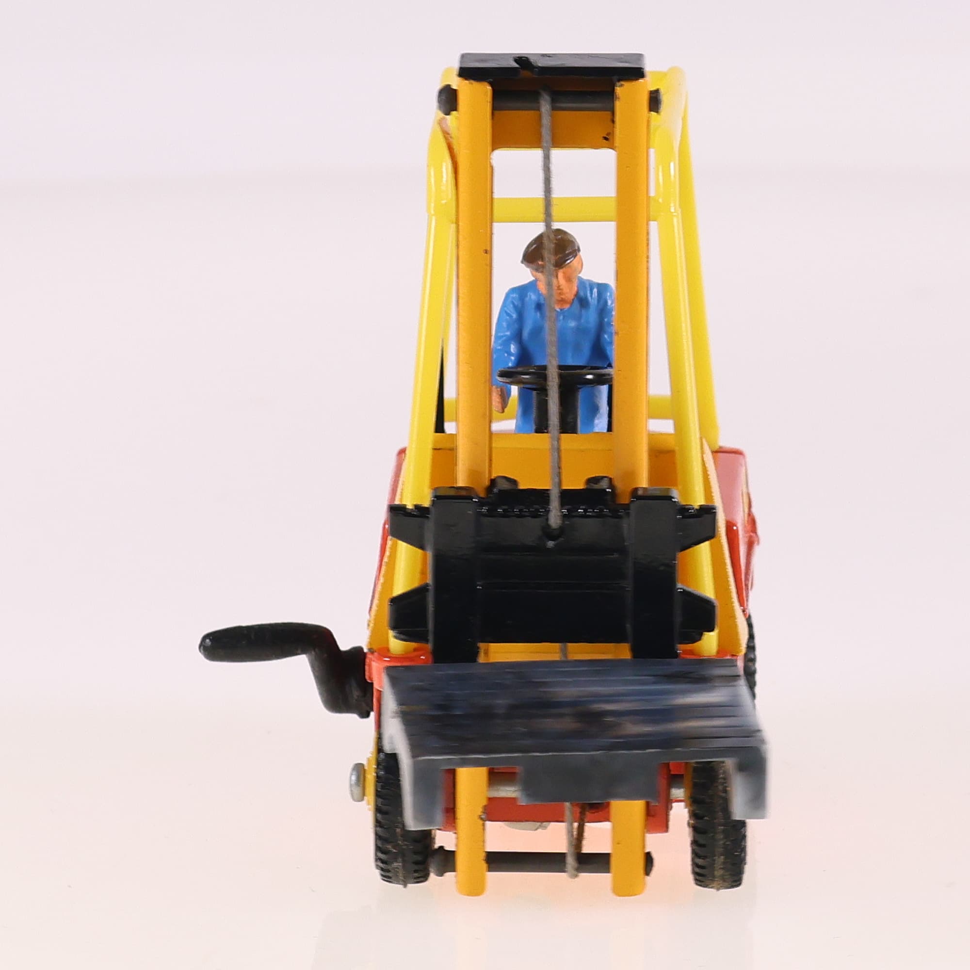 Dinky Toys 404 Conveyancer Fork Lift Truck 1/43 Bicolore avec boîte — miniature 8