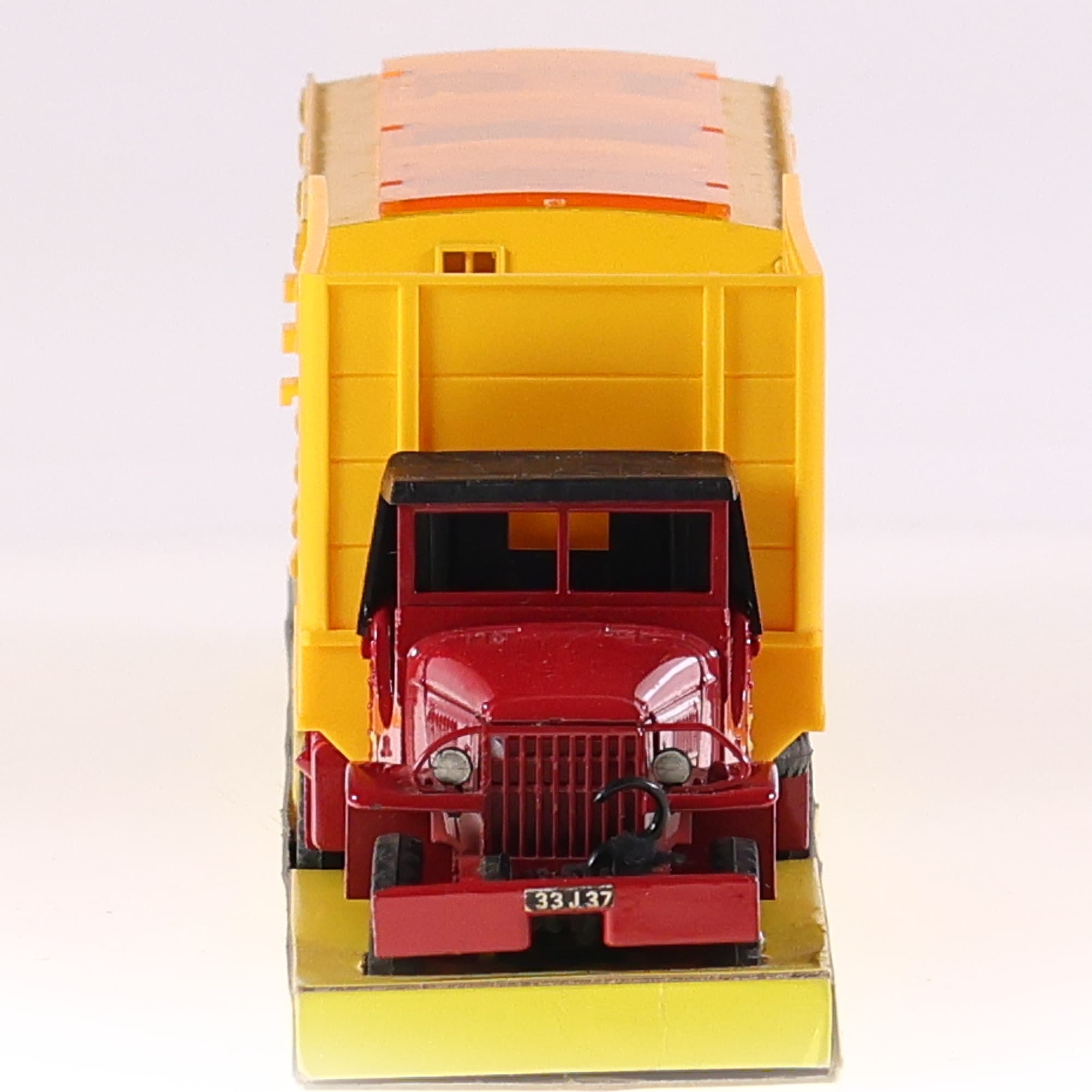 Dinky Toys 881 Pinder Camion G.M.C. avec Remorque-Cage et Fauves 1/43 Bicolore — miniature 9