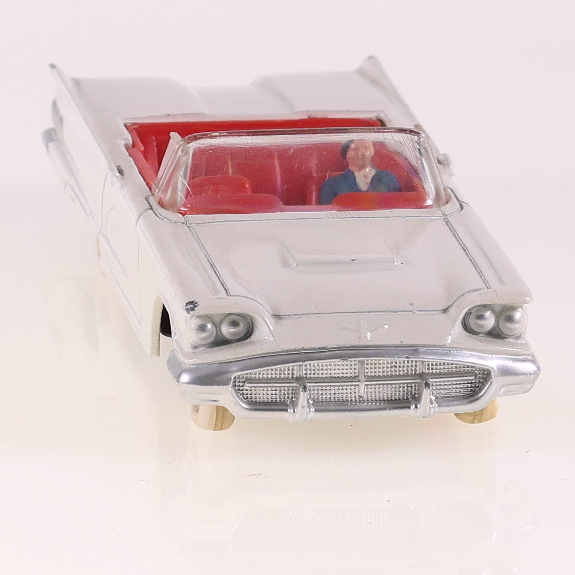 Dinky Toys 555 Ford Cabriolet "Thunderbird" avec conducteur 1/43 Blanc — miniature 9