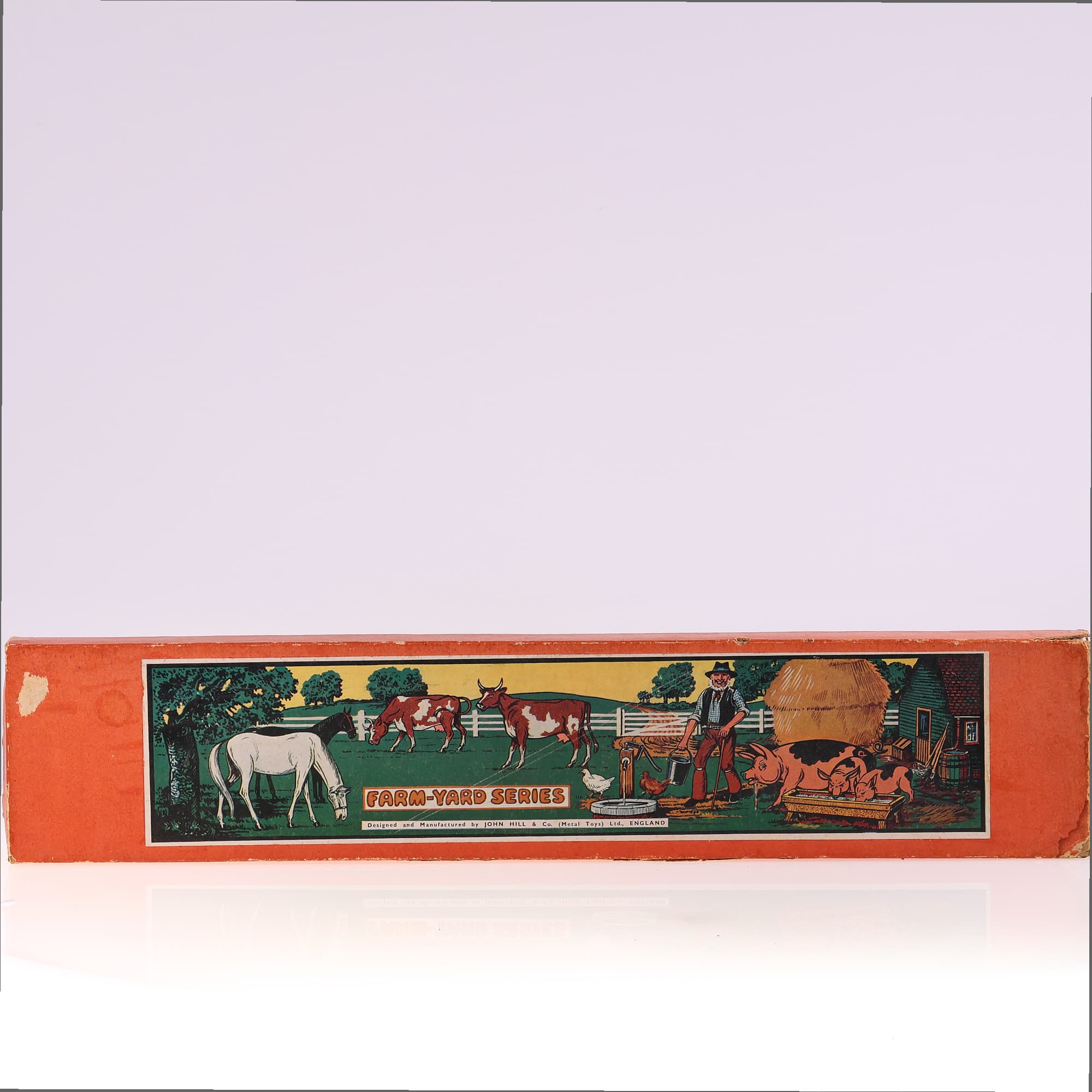 John Hill & Co (Metal Toys) Ltd Johillco Farm-Yard Series - Dogs avec boîte — miniature 2