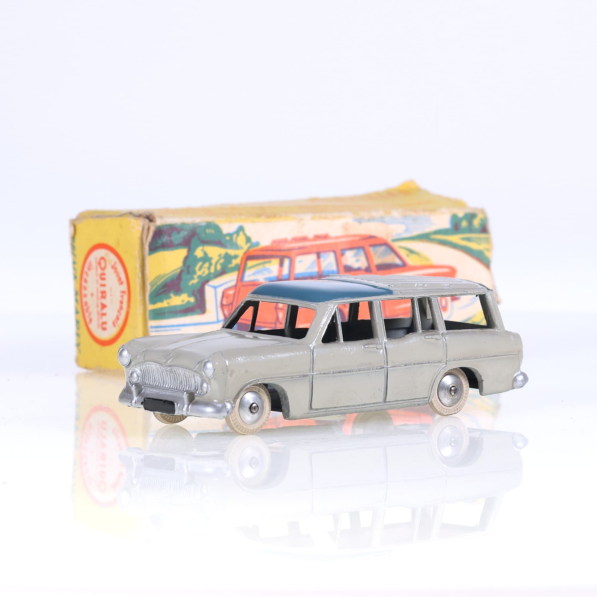 Quiralu Simca Marly break 1/43 Gris Grade B avec boîte