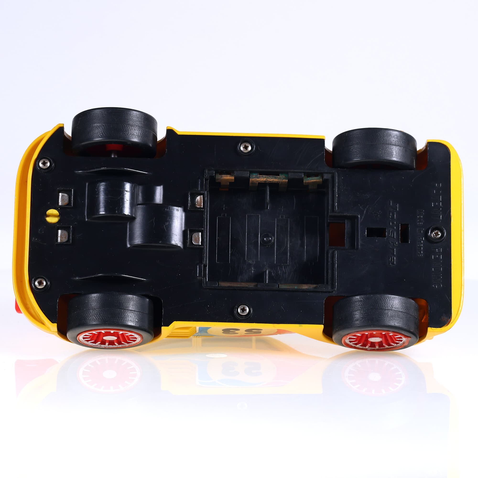 Joustra Volkswagen Coccinelle Racing moteur à piles #53 22 cm Jaune — miniature 11
