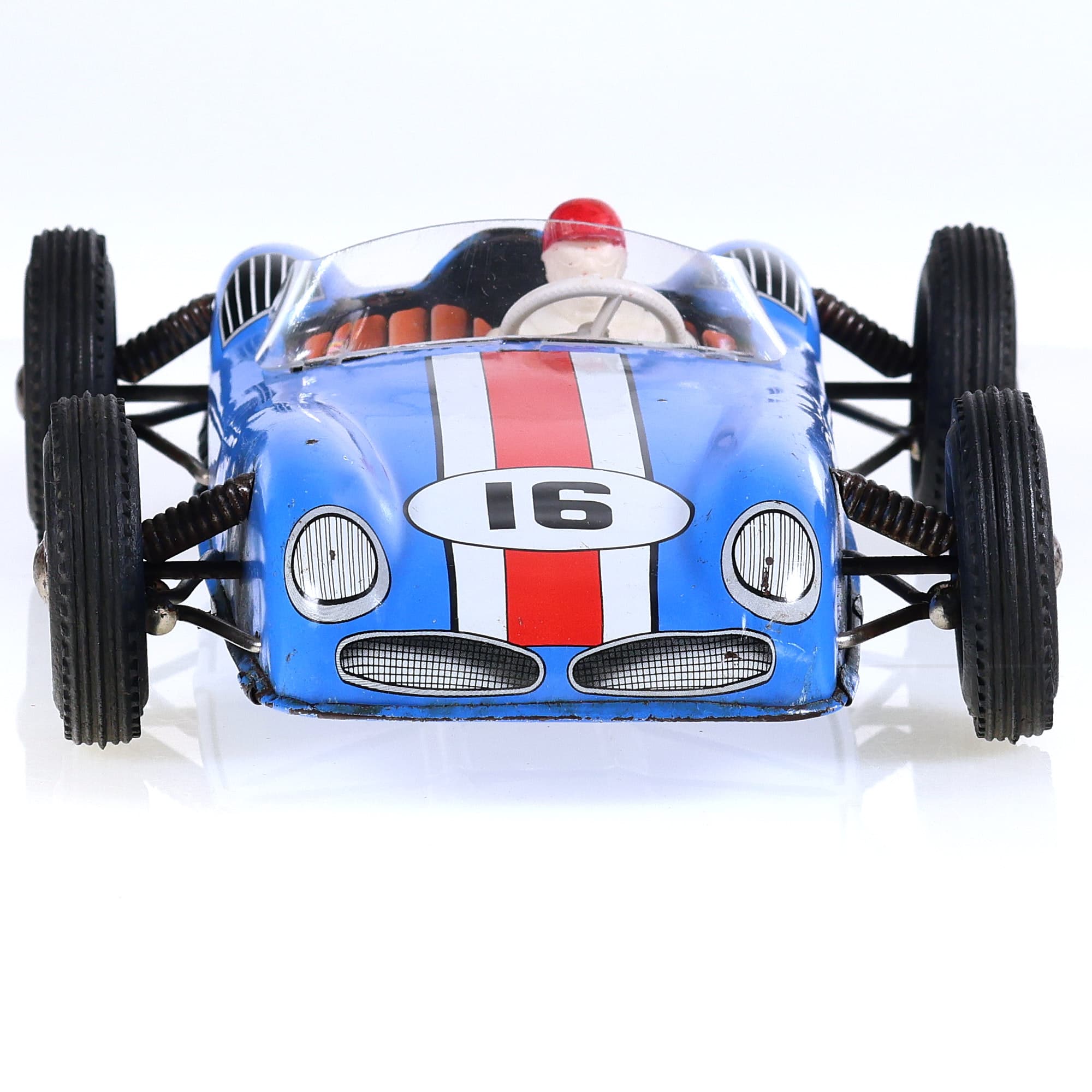 Joustra 2122 auto de course racing car #16 28,5 cm Bleu Grade B — miniature 8