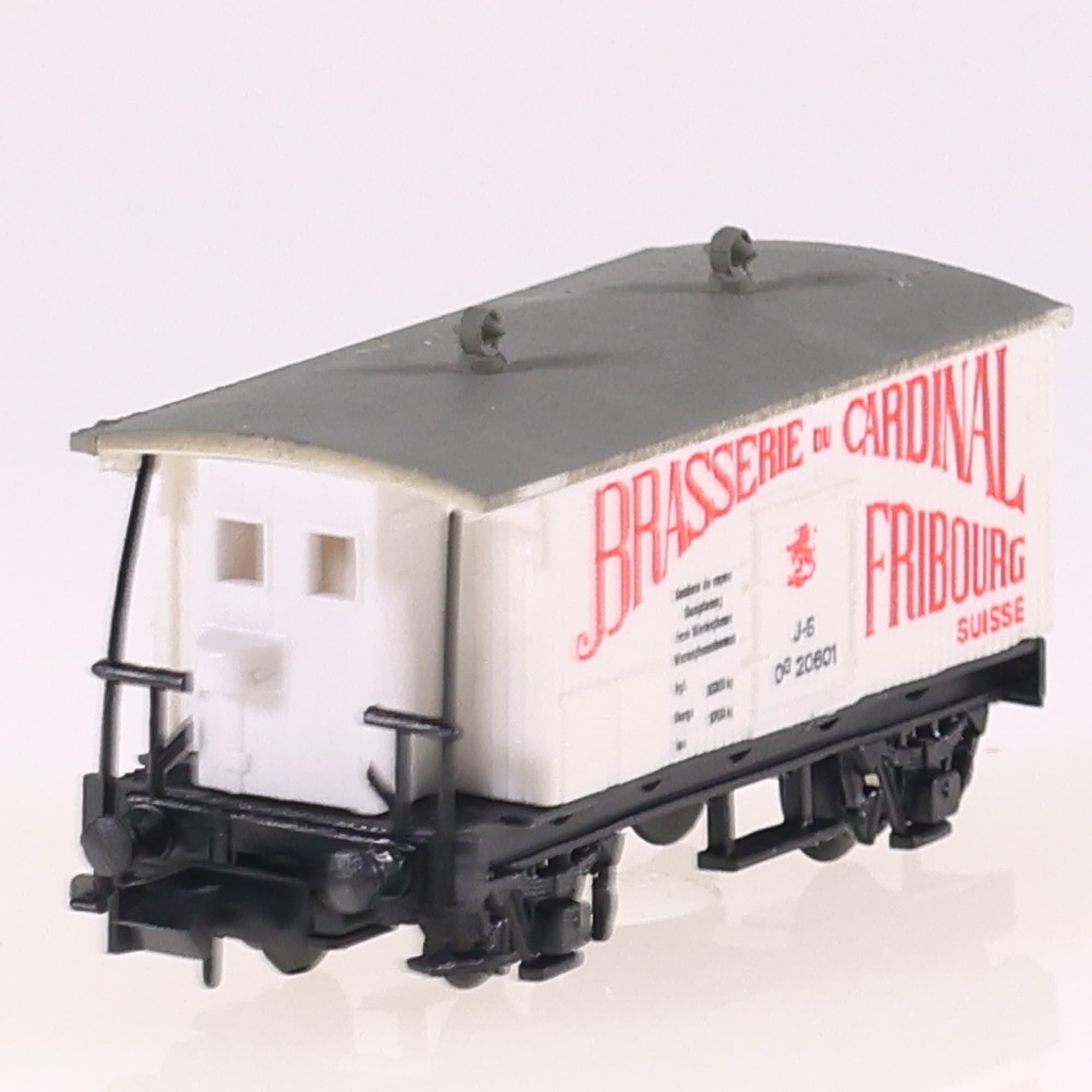 Wiking Wagon couvert Brasserie du Cardinal Fribourg Suisse en N W203 — miniature 5