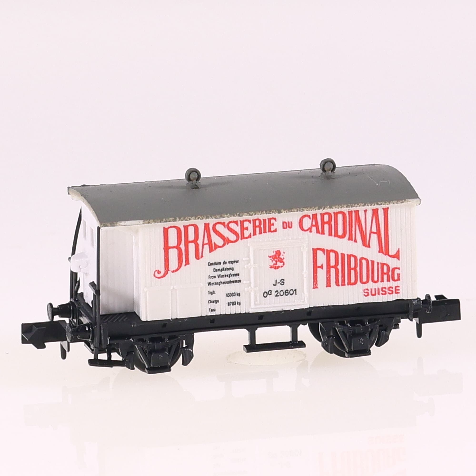 Wiking Wagon couvert Brasserie du Cardinal Fribourg Suisse en N W203 — miniature 6
