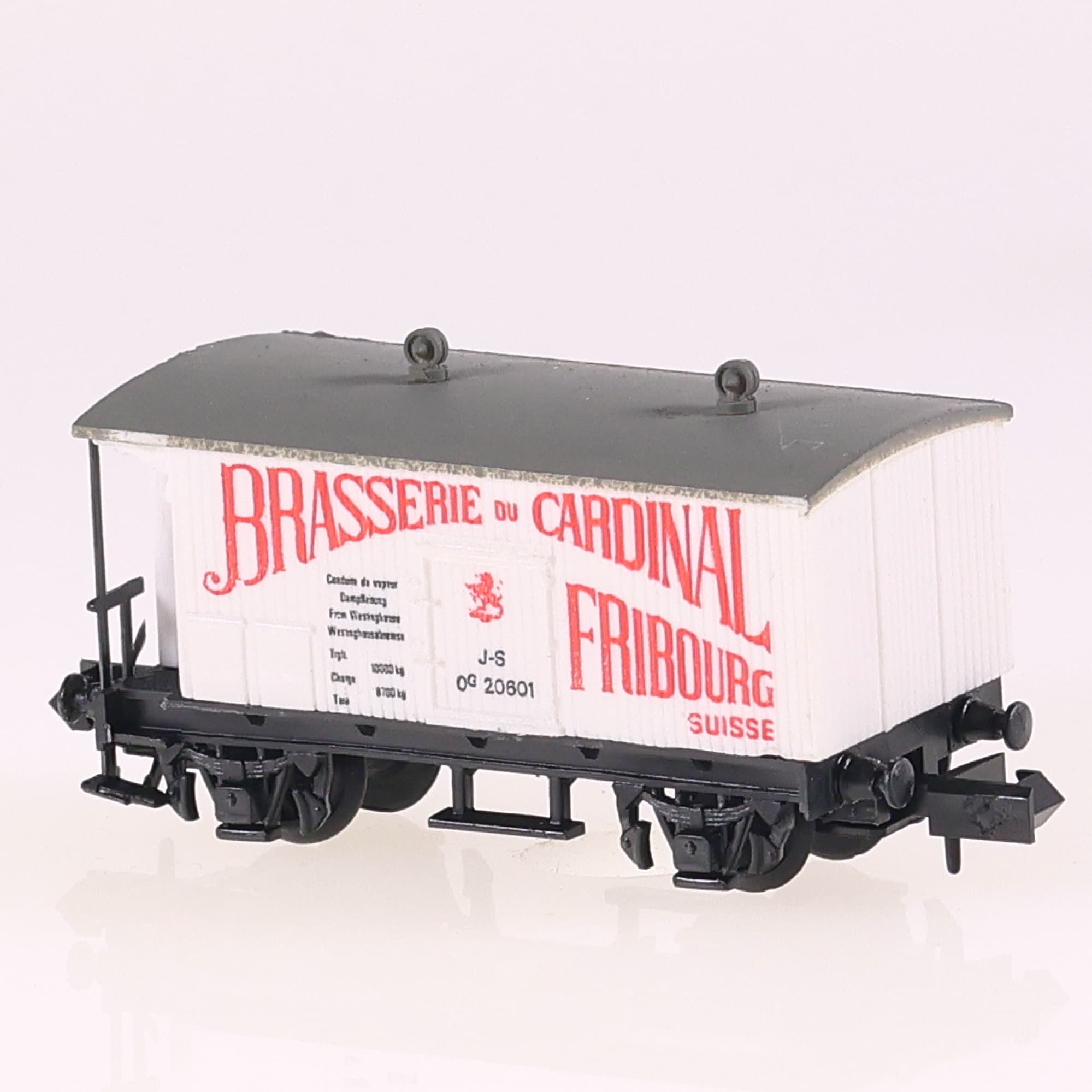 Wiking Wagon couvert Brasserie du Cardinal Fribourg Suisse en N W203 — miniature 7