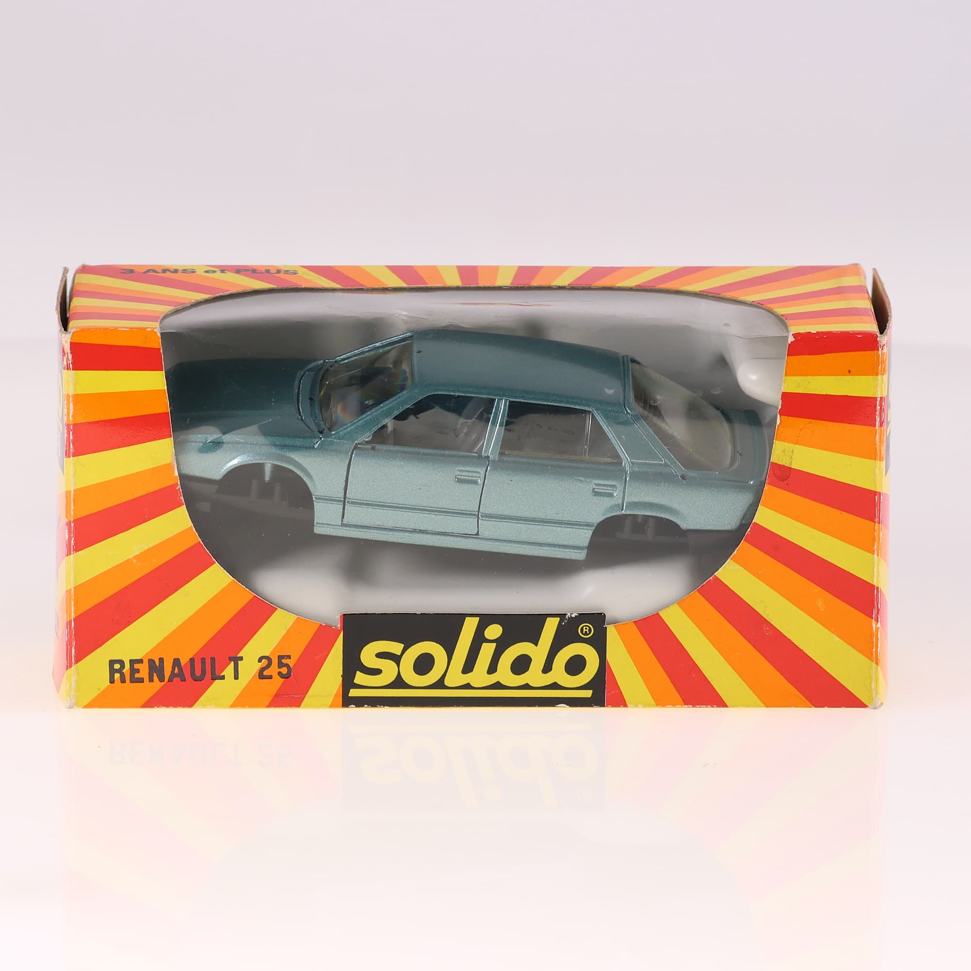 Solido 1339 Renault 25 1/43 Bleu Grade B avec boîte — miniature 11