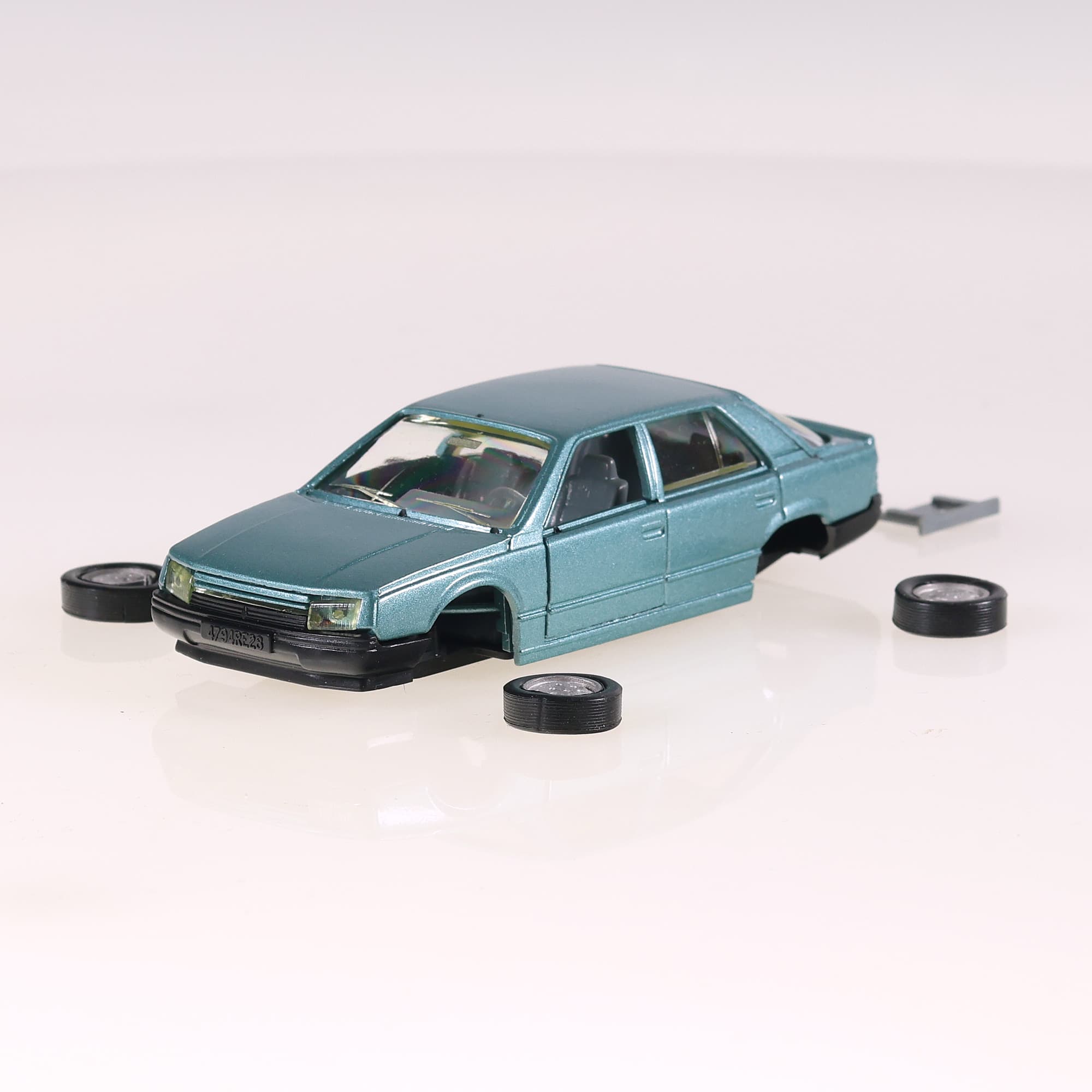 Solido 1339 Renault 25 1/43 Bleu Grade B avec boîte — miniature 9