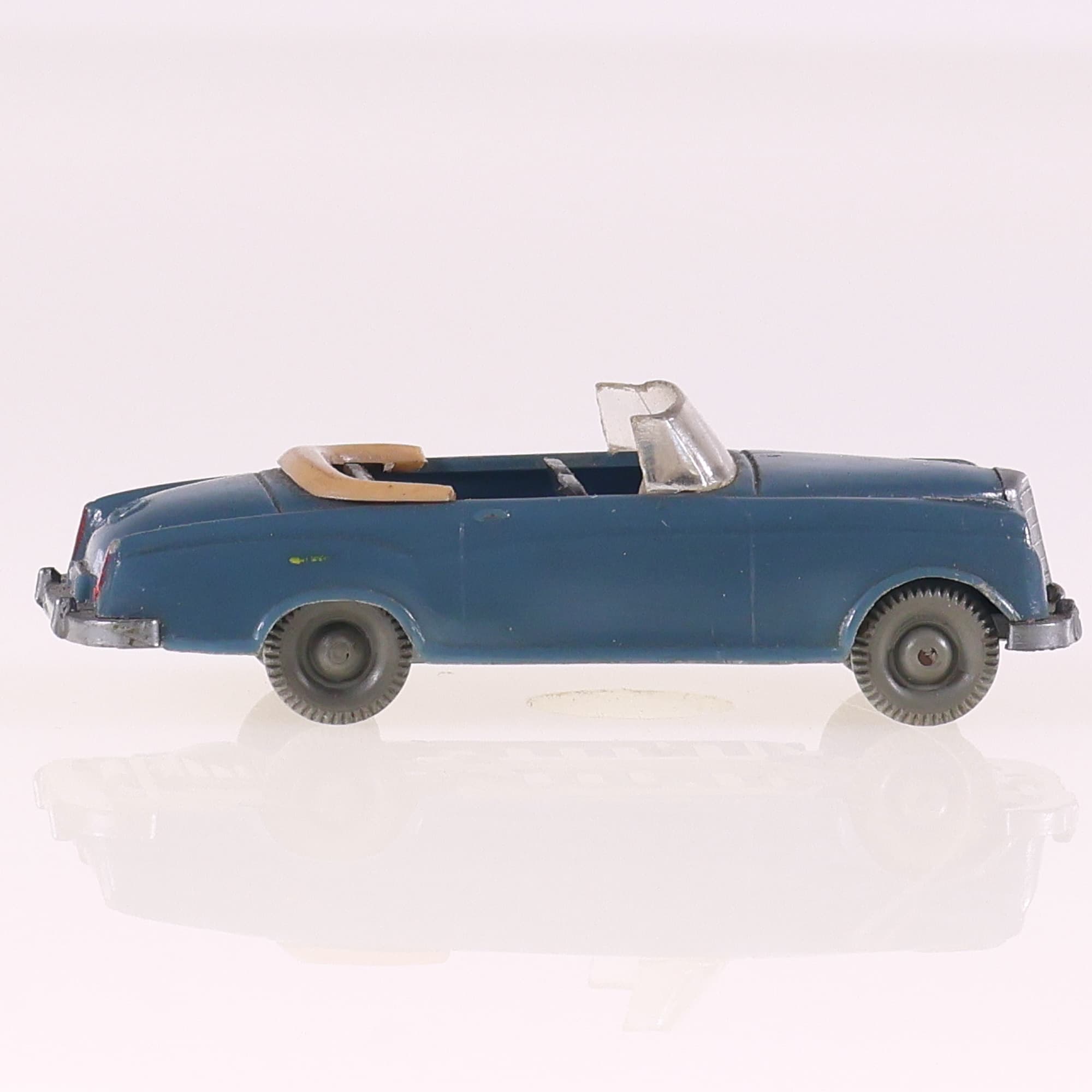 Wiking Mercedes-Benz 220 cabriolet 1/87 Bleu sans boîte — miniature 6