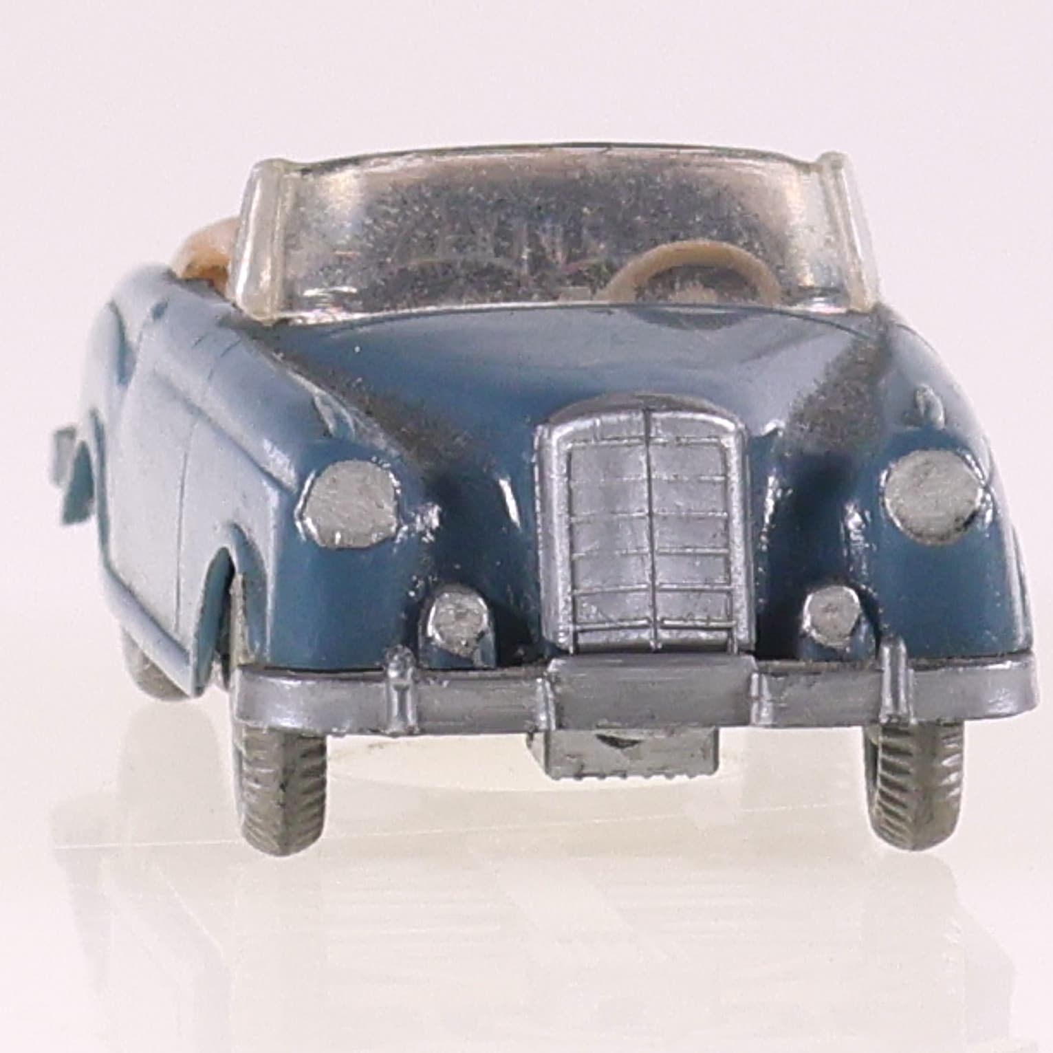 Wiking Mercedes-Benz 220 cabriolet 1/87 Bleu sans boîte — miniature 8