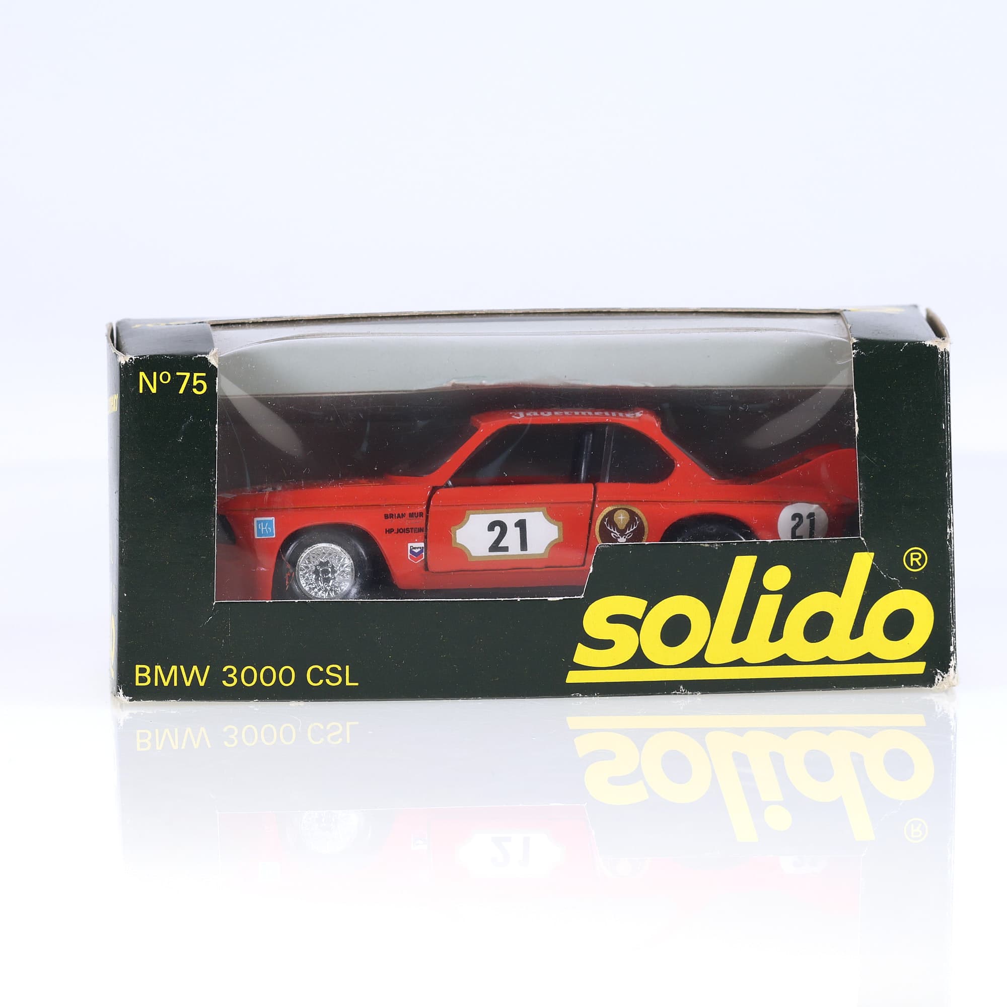 Solido - n° 75 - BMW 3000 CSL #21 1/43 avec boîte — miniature 12