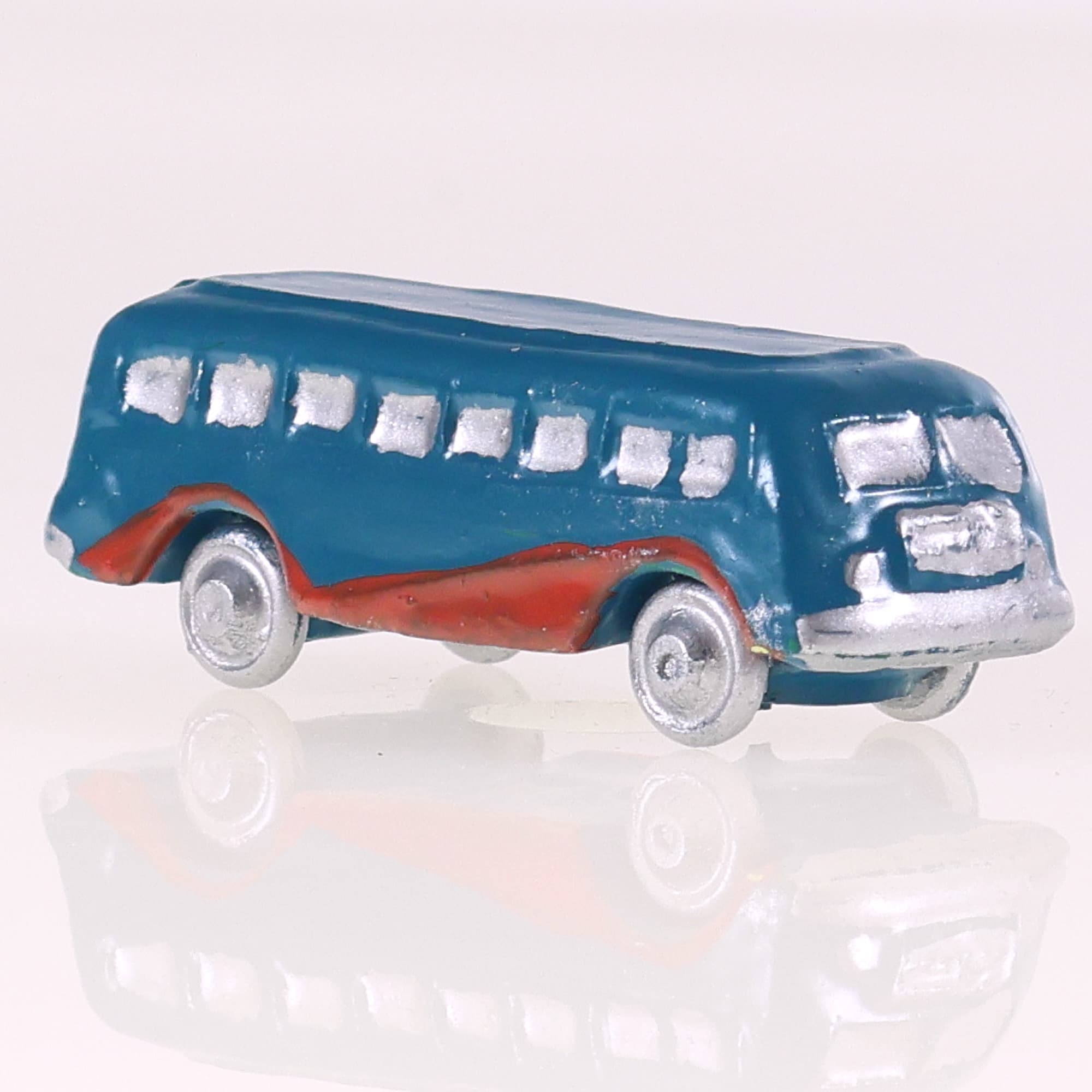 marque non déterminée autobus en résine 4,5 cm  — miniature 6