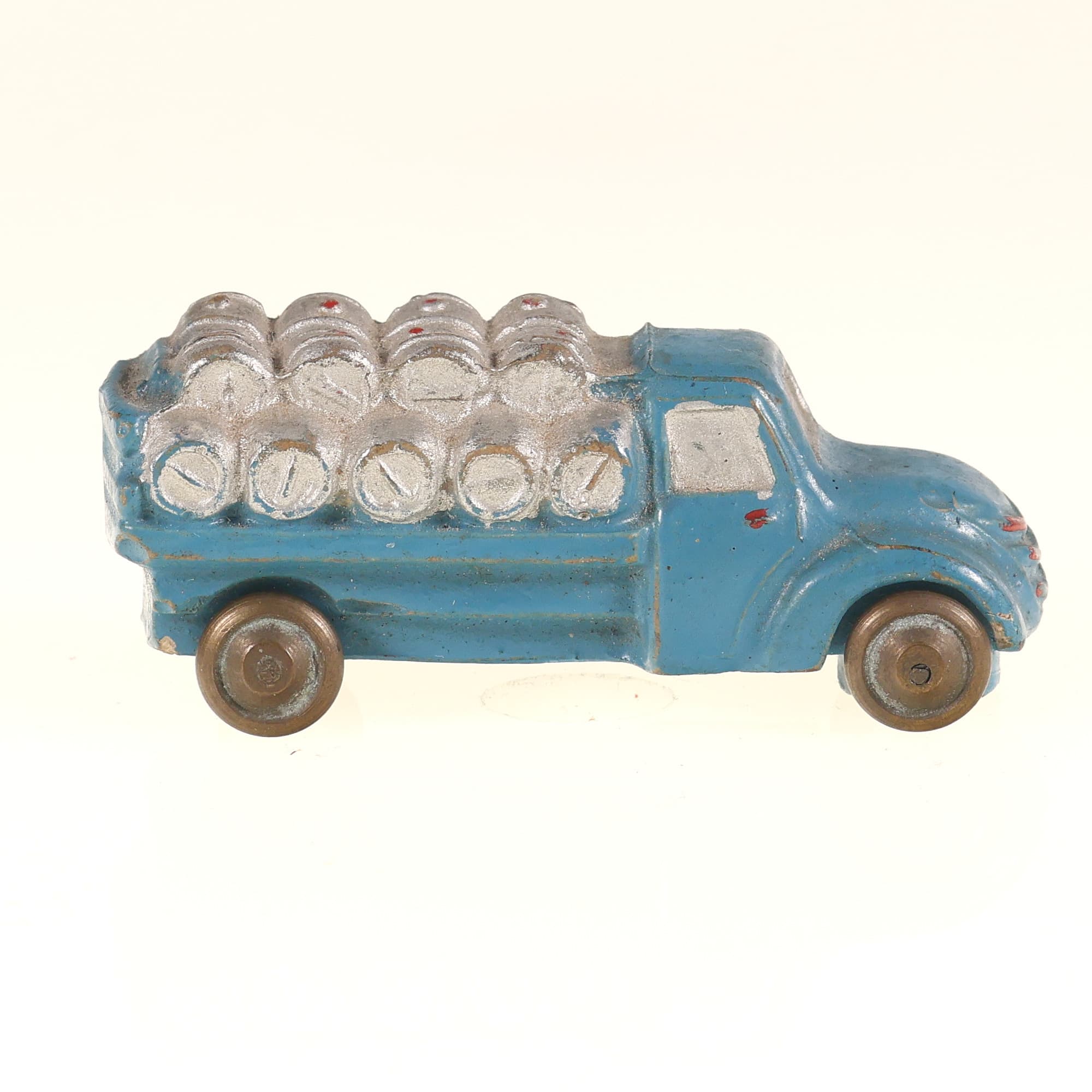 marque non déterminée transport de tonneaux 5 cm bleue sans boîte — miniature 5