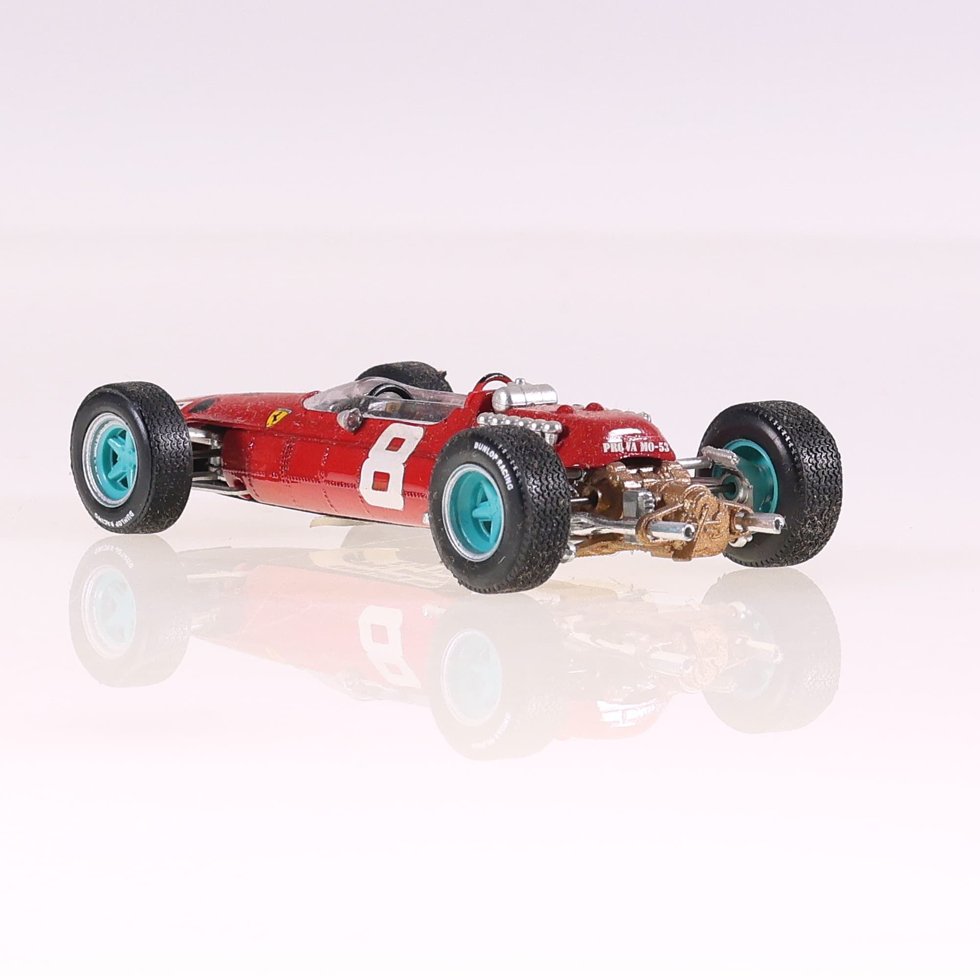 Brumm Ferrari 512 G.P. Italia 1965 John Surtees #8 1965 1/43 Rouge sans boîte — miniature 3