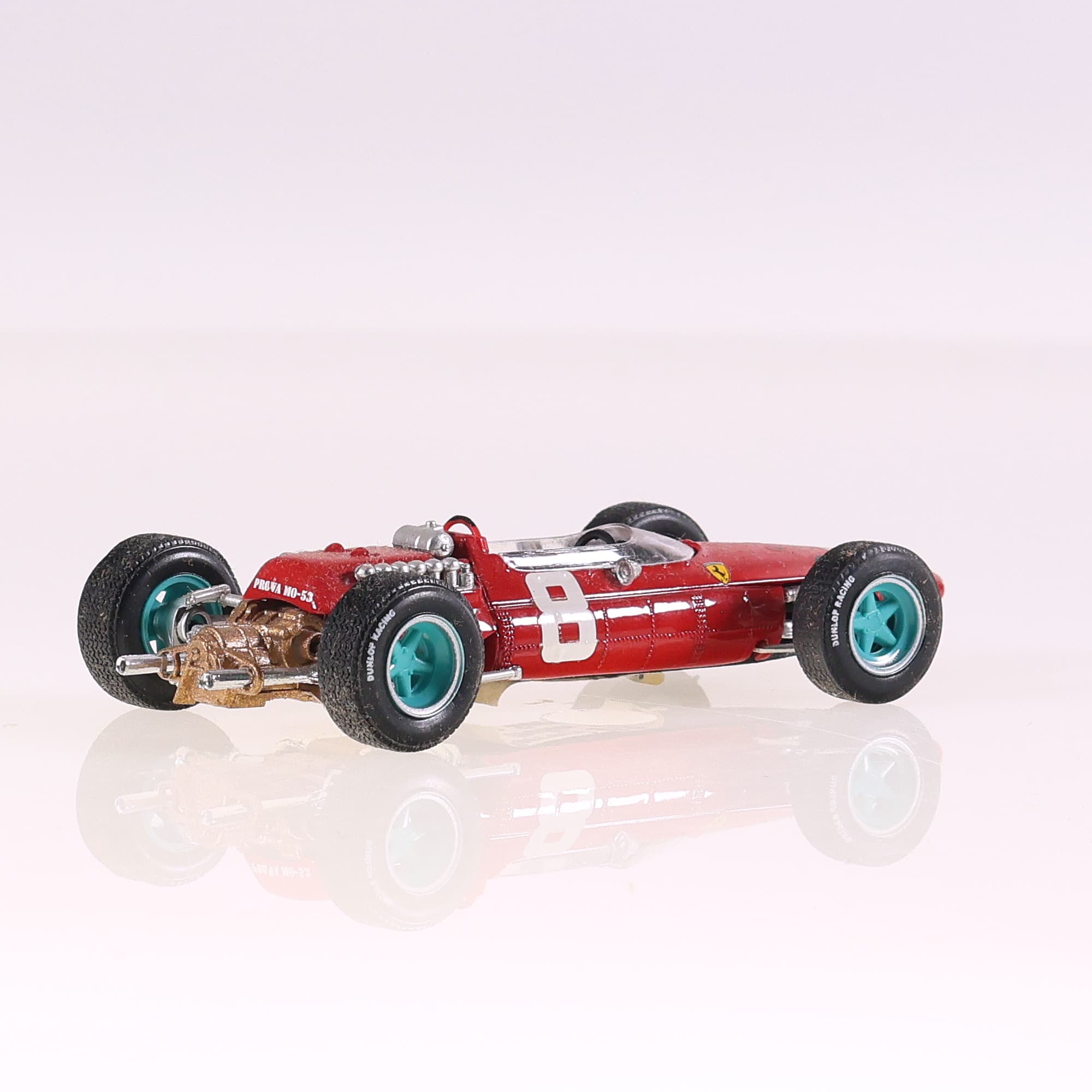 Brumm Ferrari 512 G.P. Italia 1965 John Surtees #8 1965 1/43 Rouge sans boîte — miniature 5